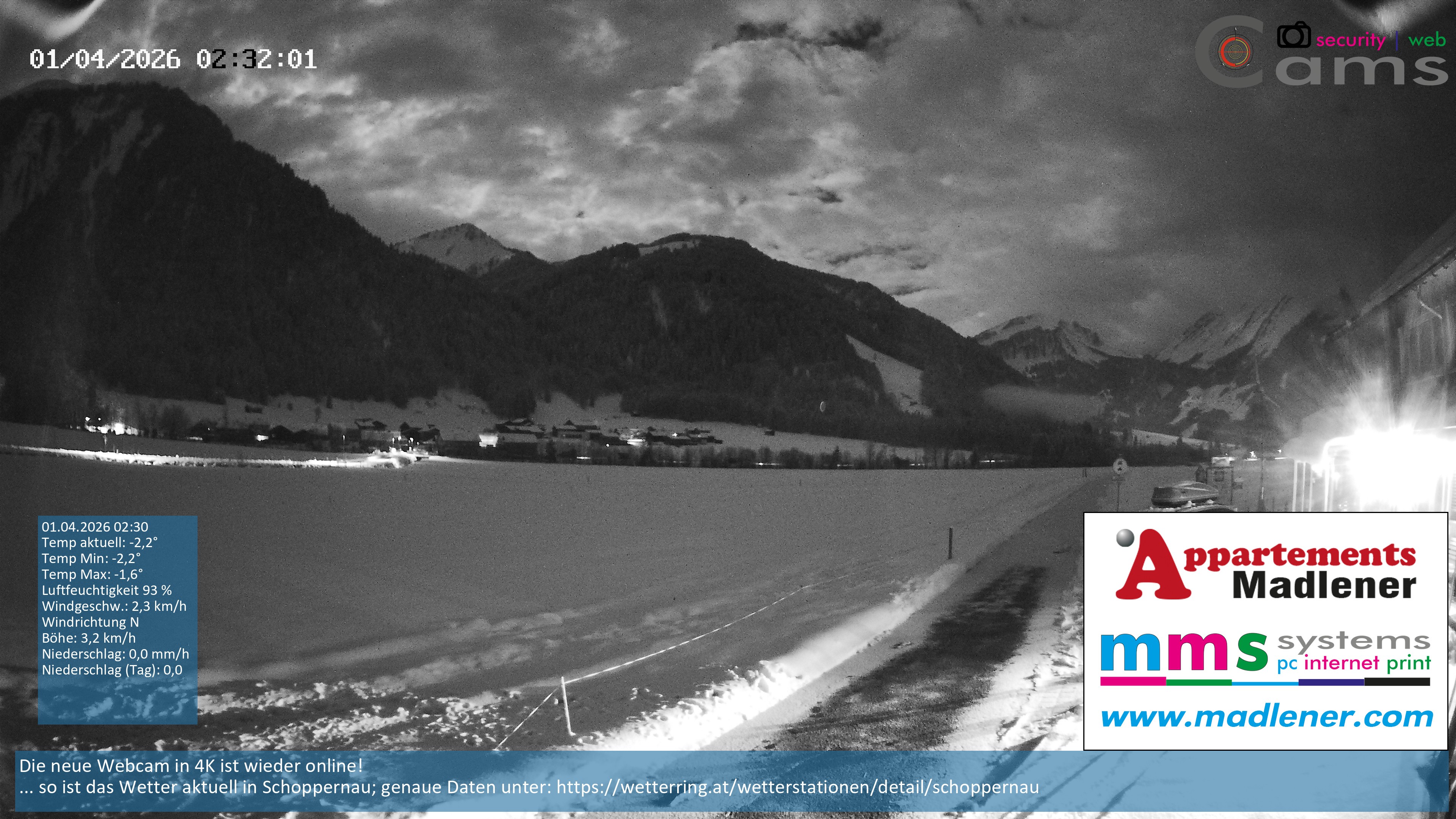 Archiv Foto Webcam Schoppernau Unterdorf im Bregenzerwald