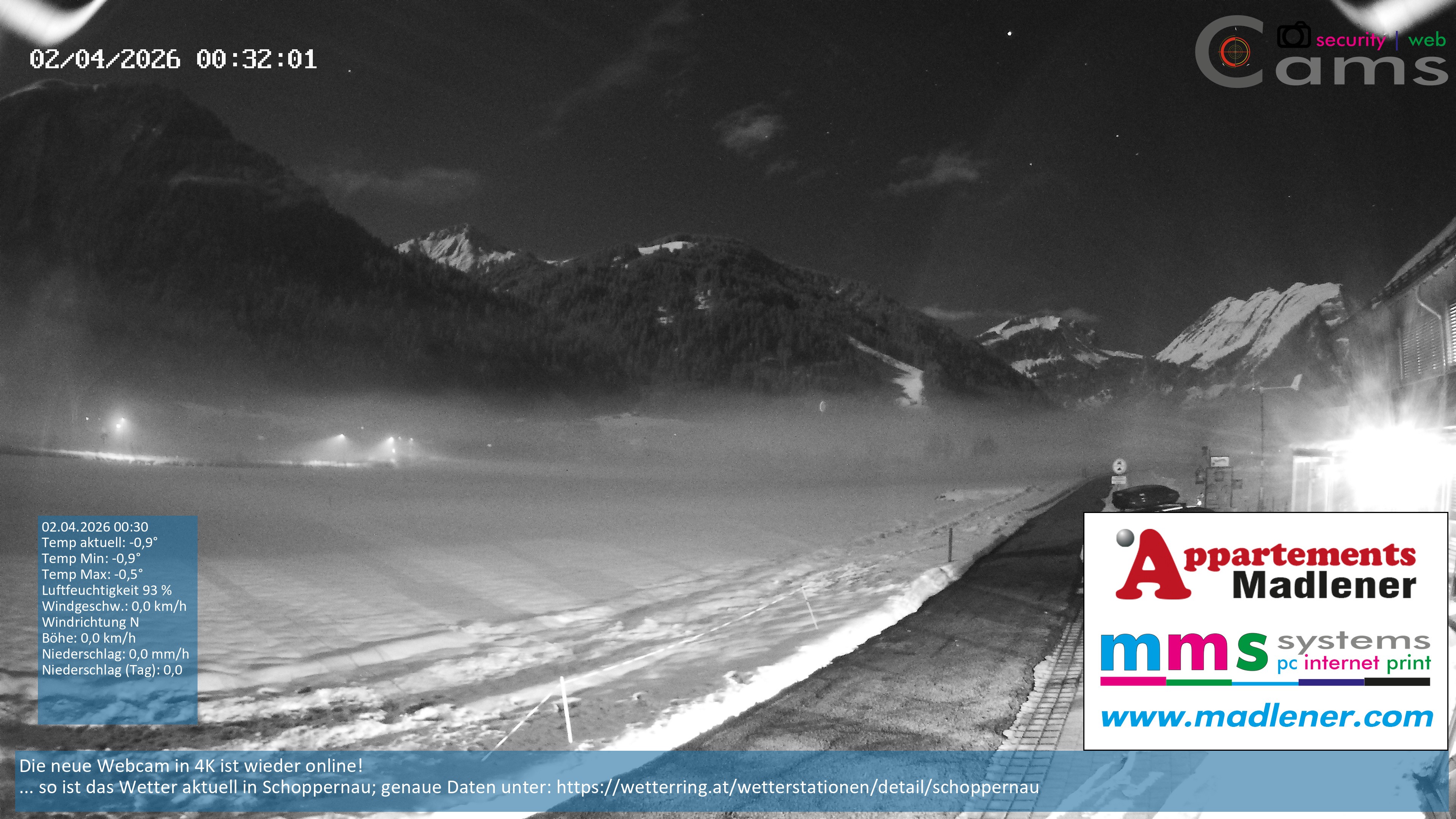 Archiv Foto Webcam Schoppernau Unterdorf im Bregenzerwald