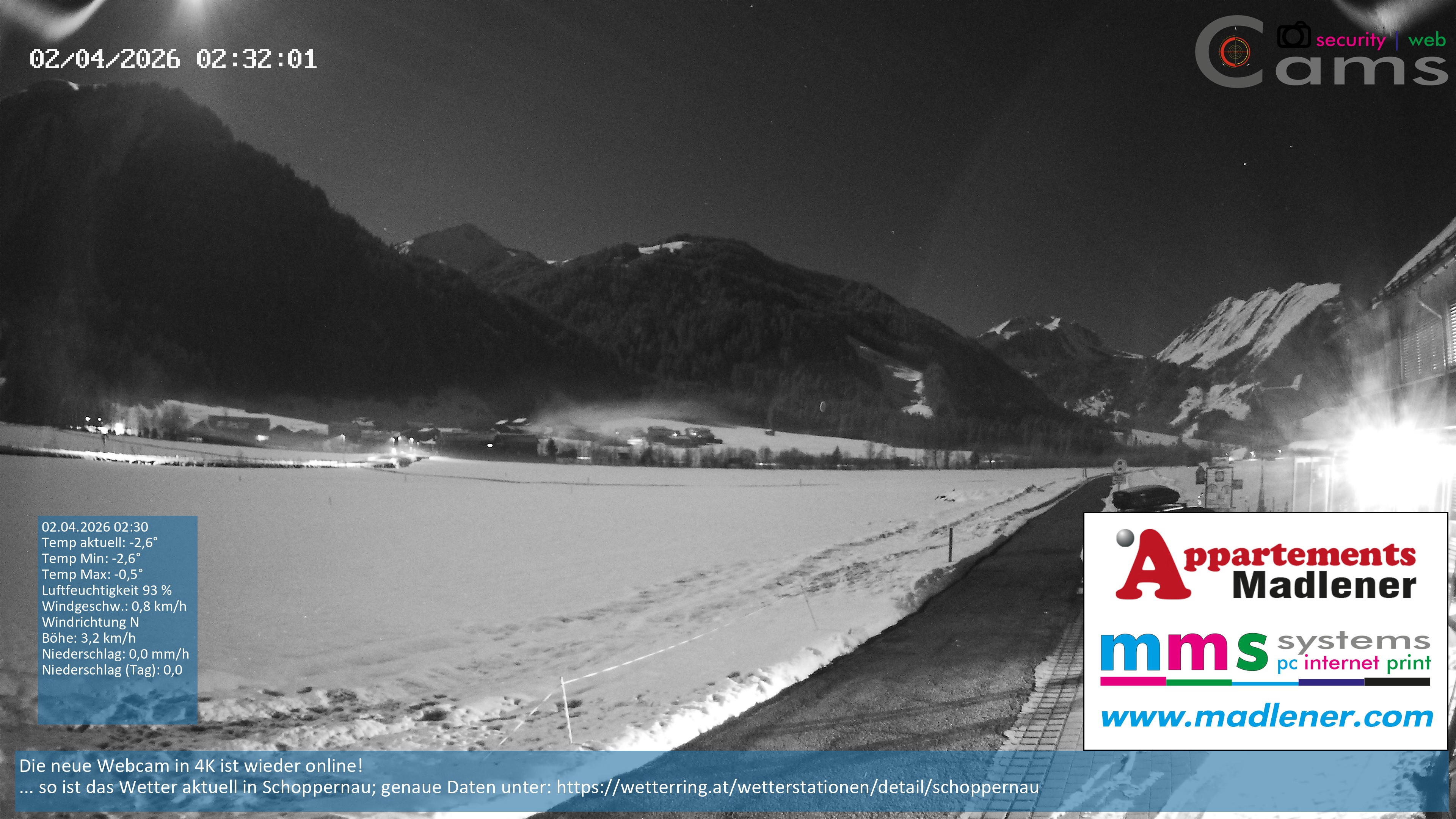 Archiv Foto Webcam Schoppernau Unterdorf im Bregenzerwald