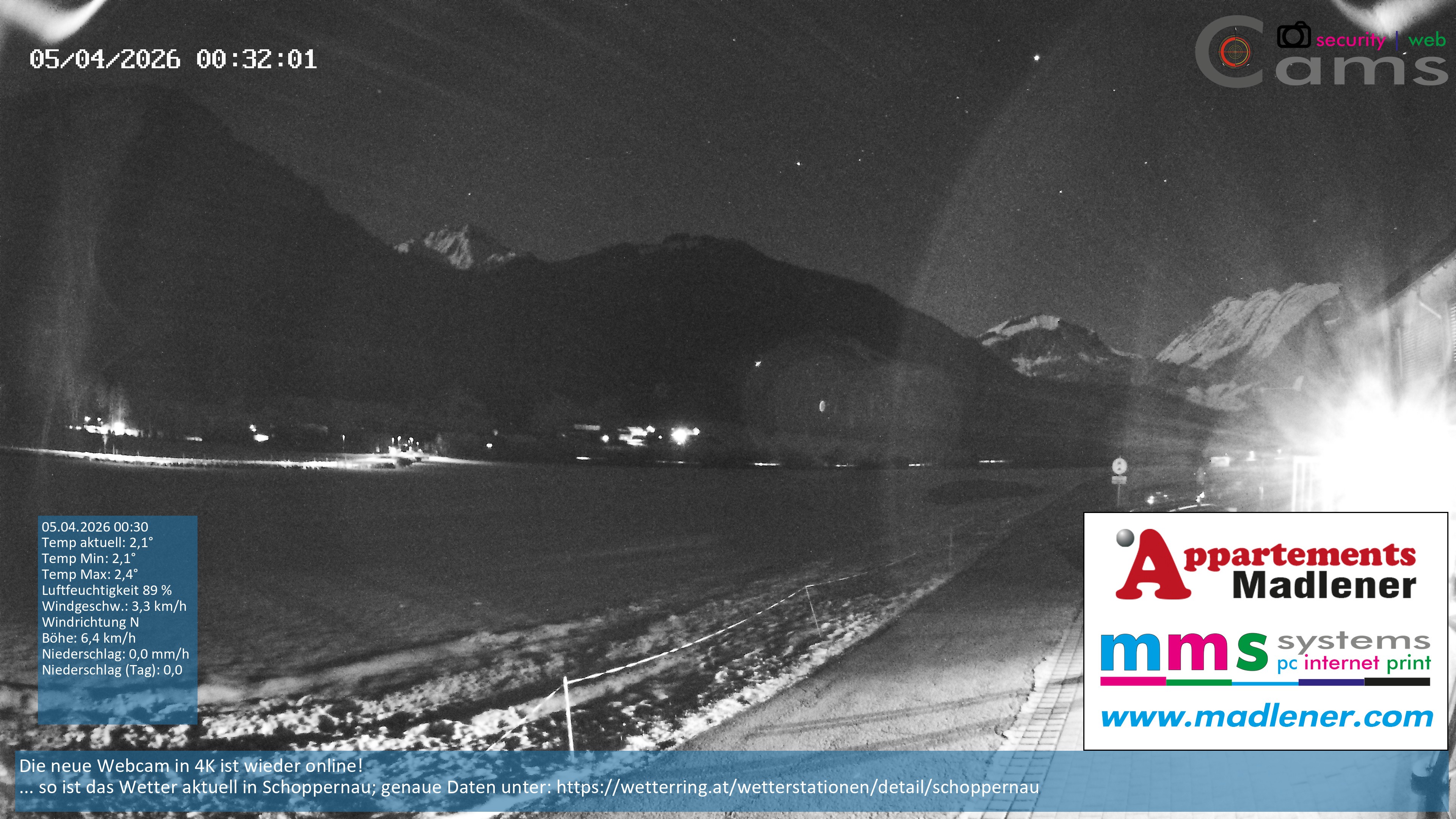 Archiv Foto Webcam Schoppernau Unterdorf im Bregenzerwald