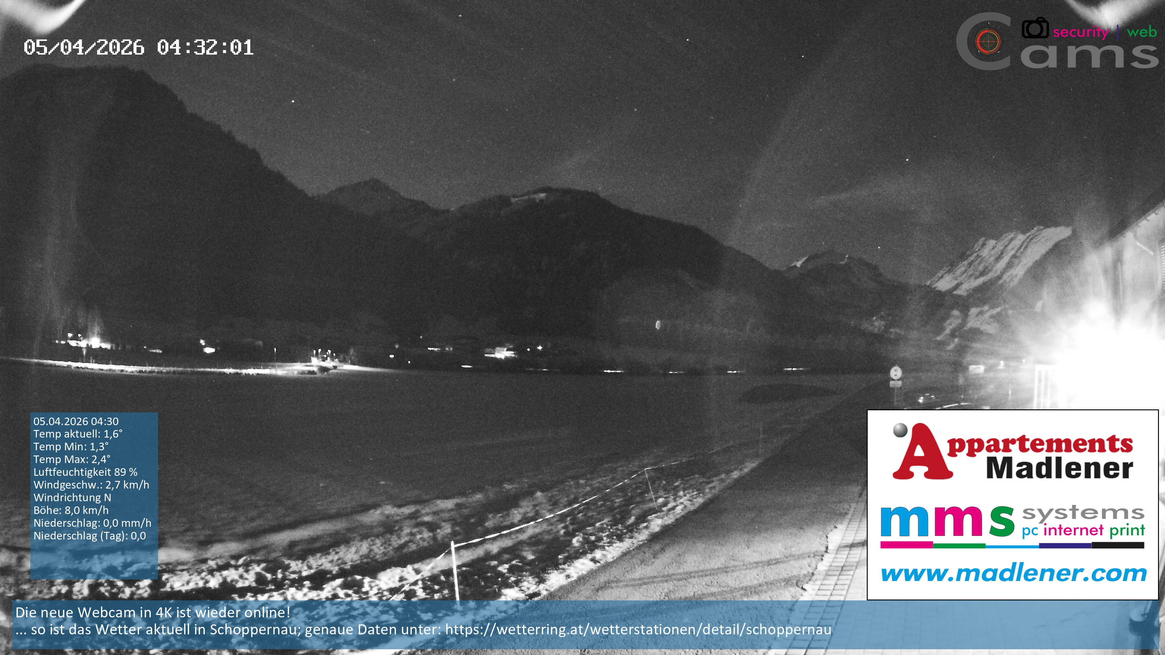 Archiv Foto Webcam Schoppernau Unterdorf im Bregenzerwald