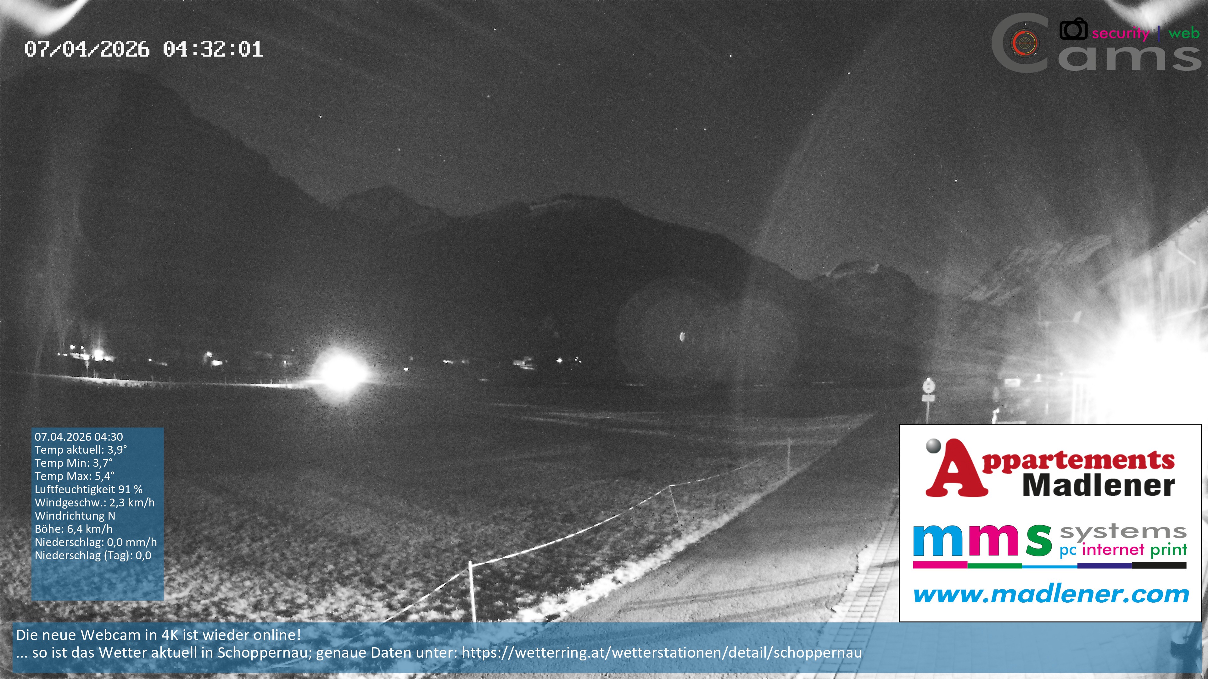 Archiv Foto Webcam Schoppernau Unterdorf im Bregenzerwald