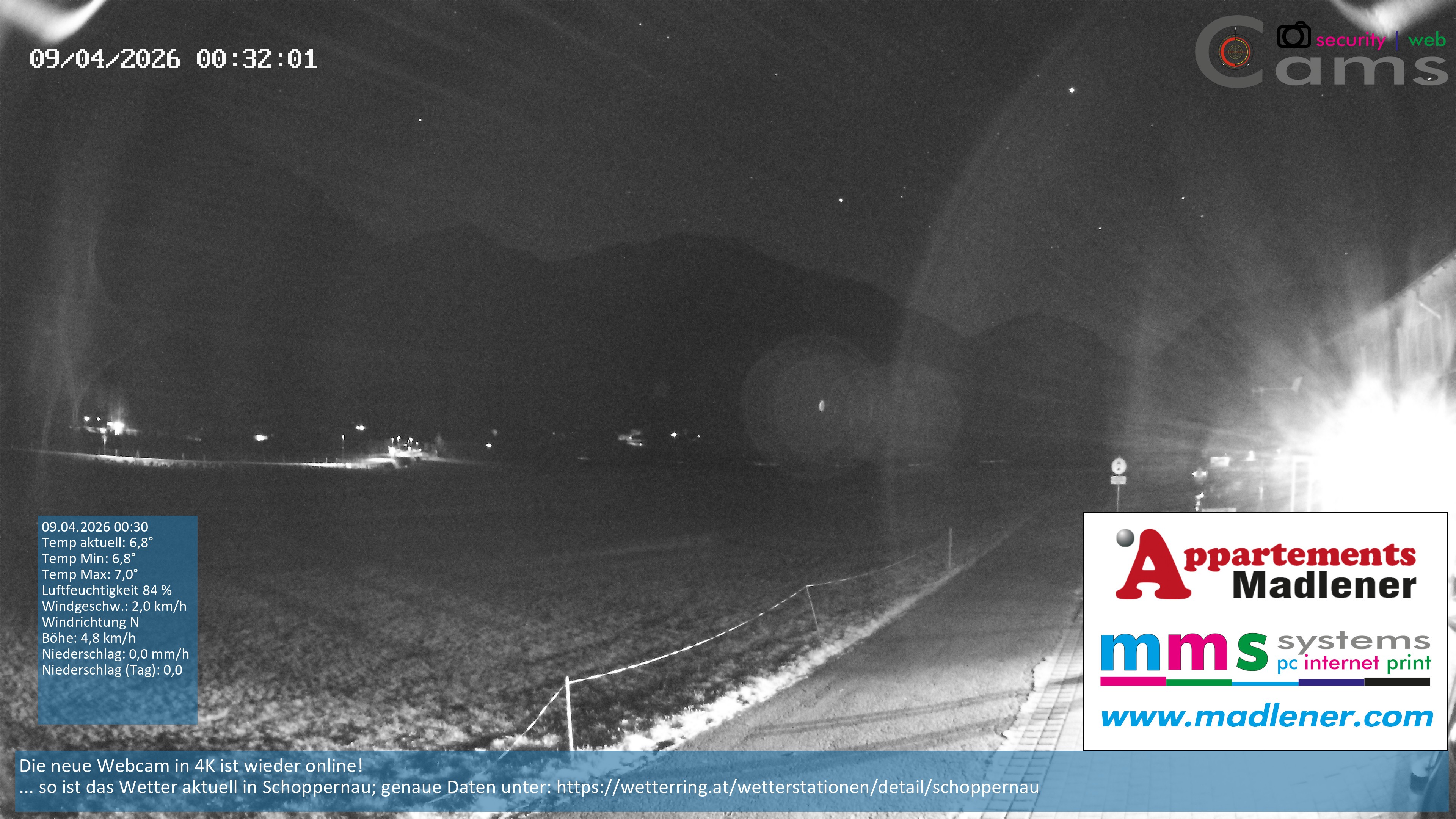 Archiv Foto Webcam Schoppernau Unterdorf im Bregenzerwald