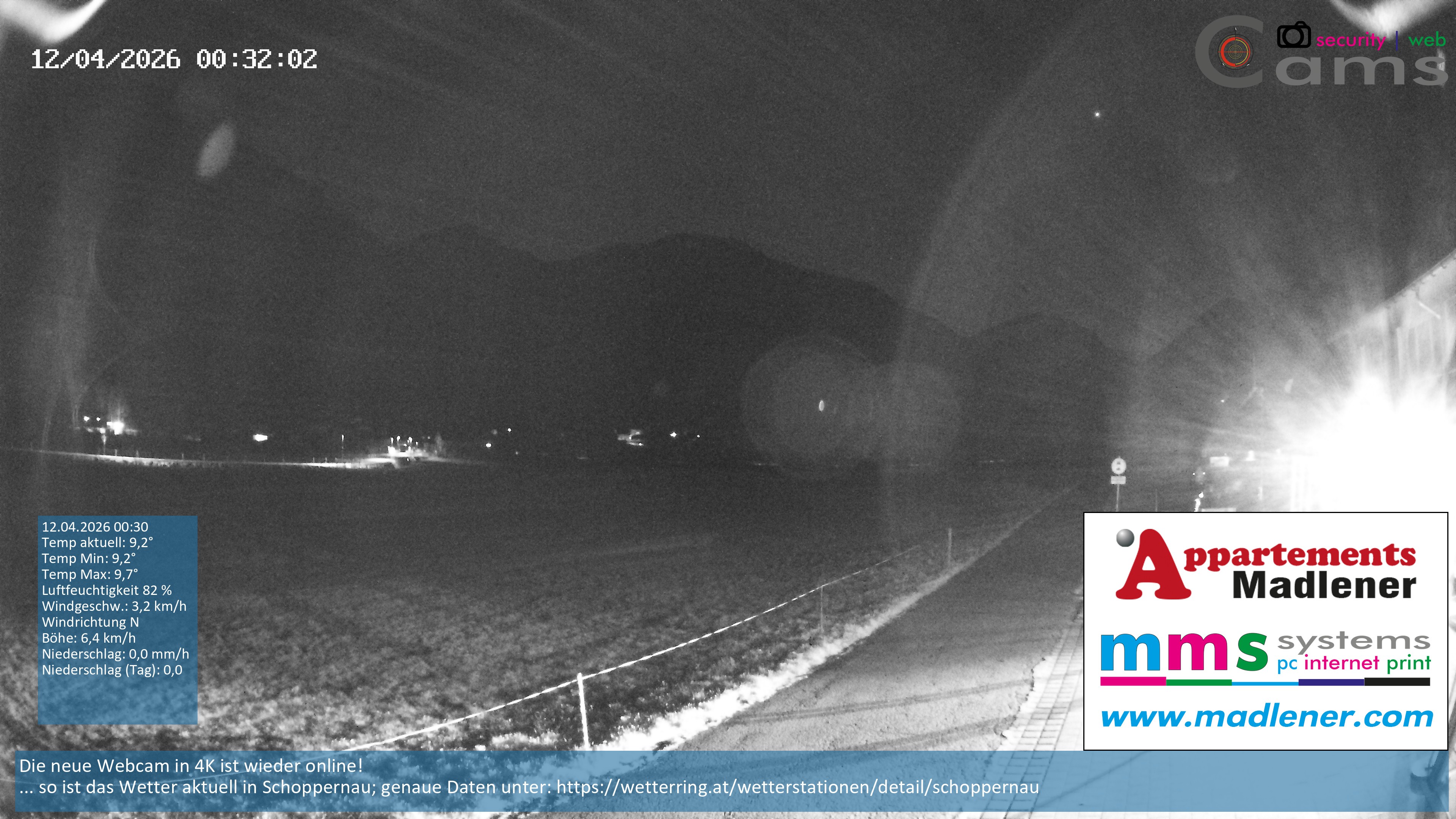 Archiv Foto Webcam Schoppernau Unterdorf im Bregenzerwald