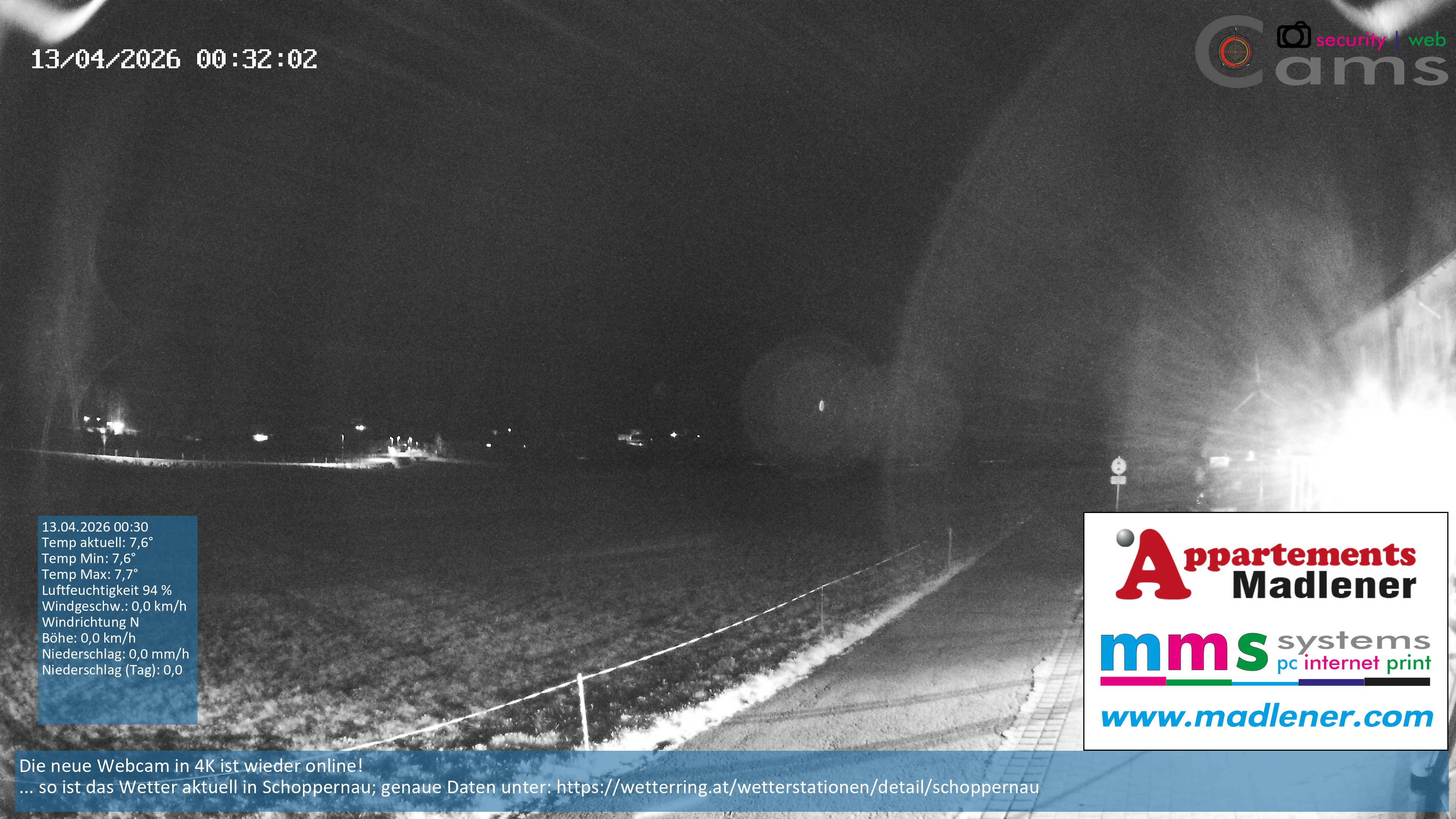 Archiv Foto Webcam Schoppernau Unterdorf im Bregenzerwald