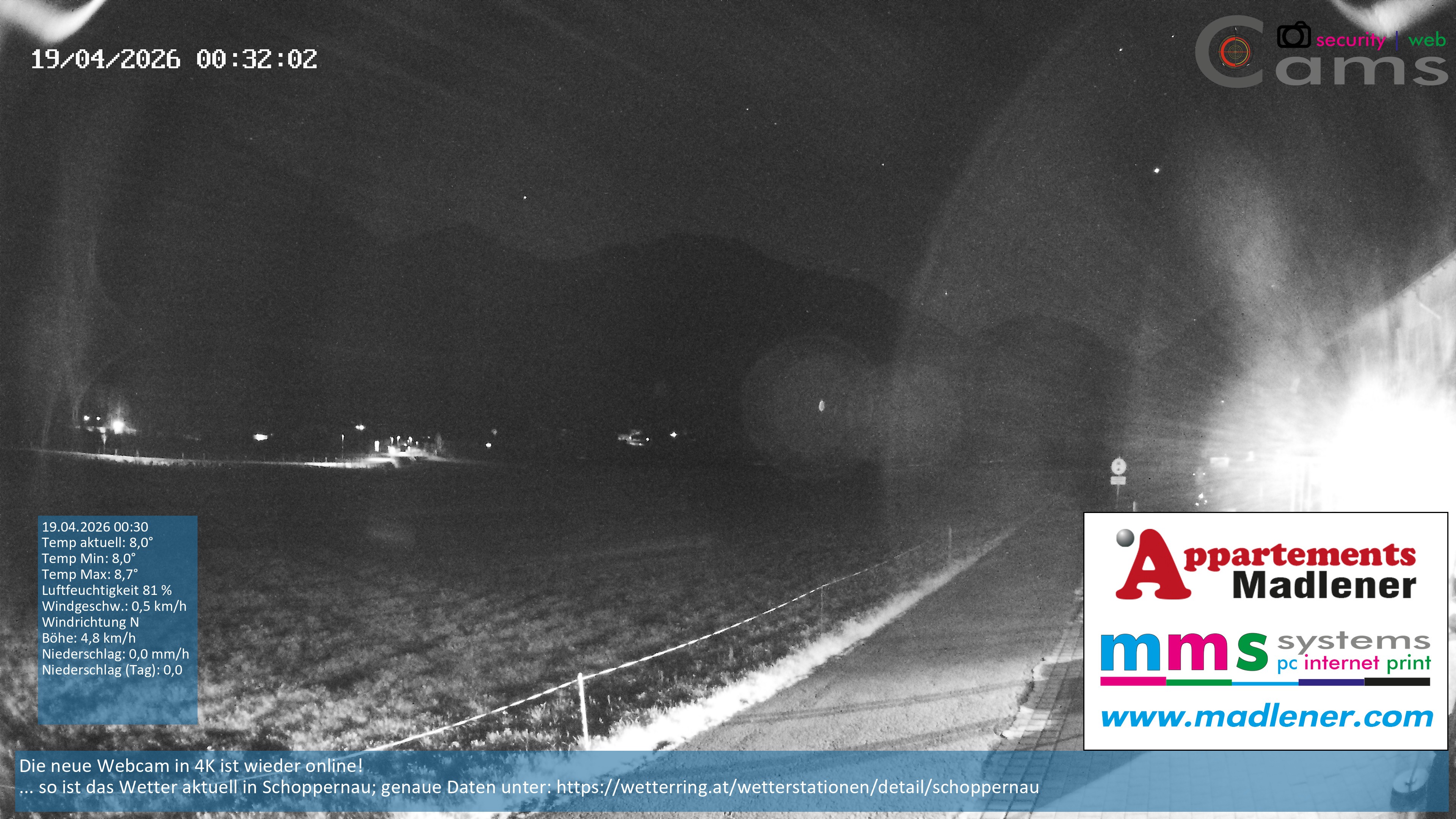 Archiv Foto Webcam Schoppernau Unterdorf im Bregenzerwald