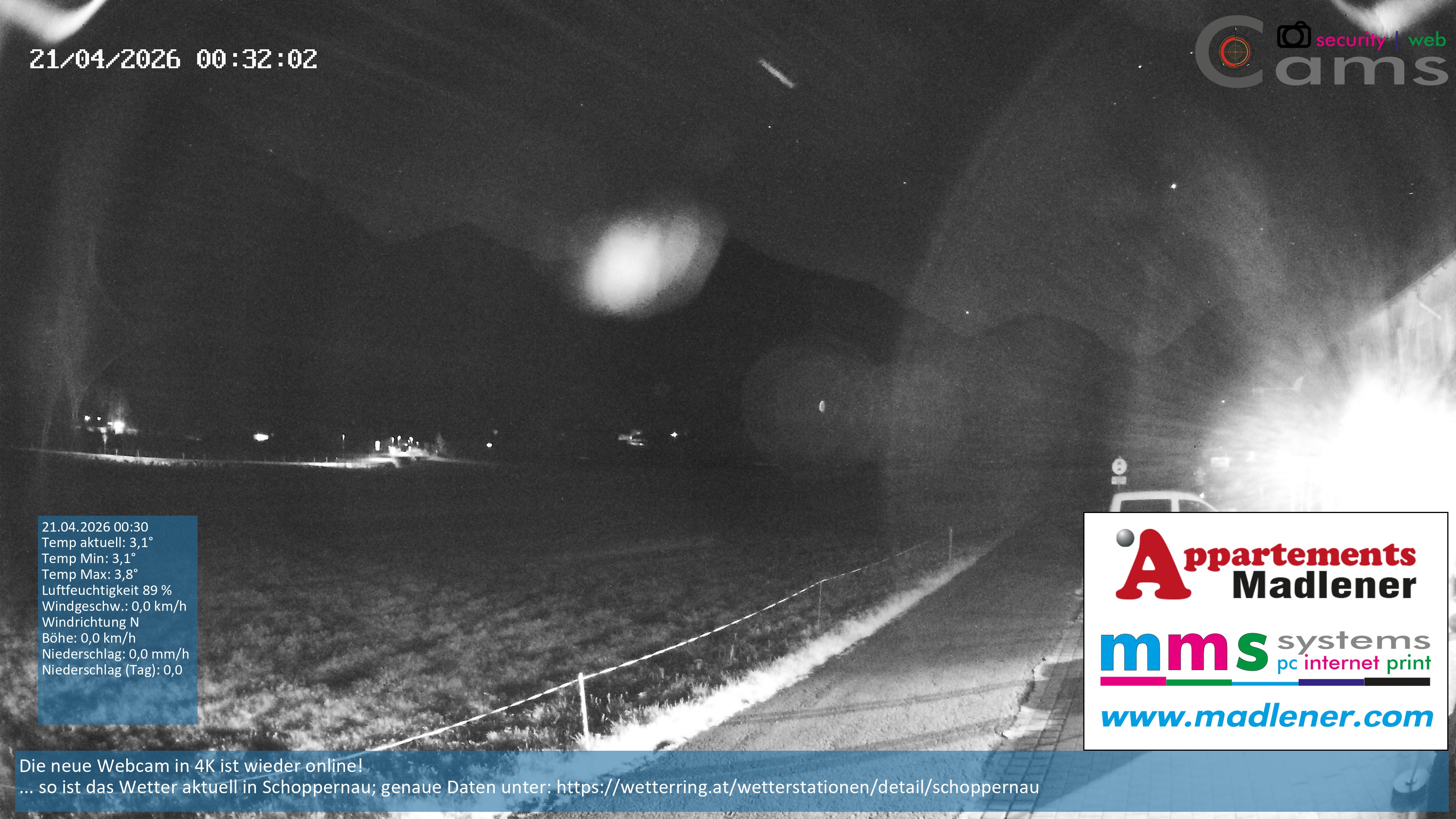 Archiv Foto Webcam Schoppernau Unterdorf im Bregenzerwald