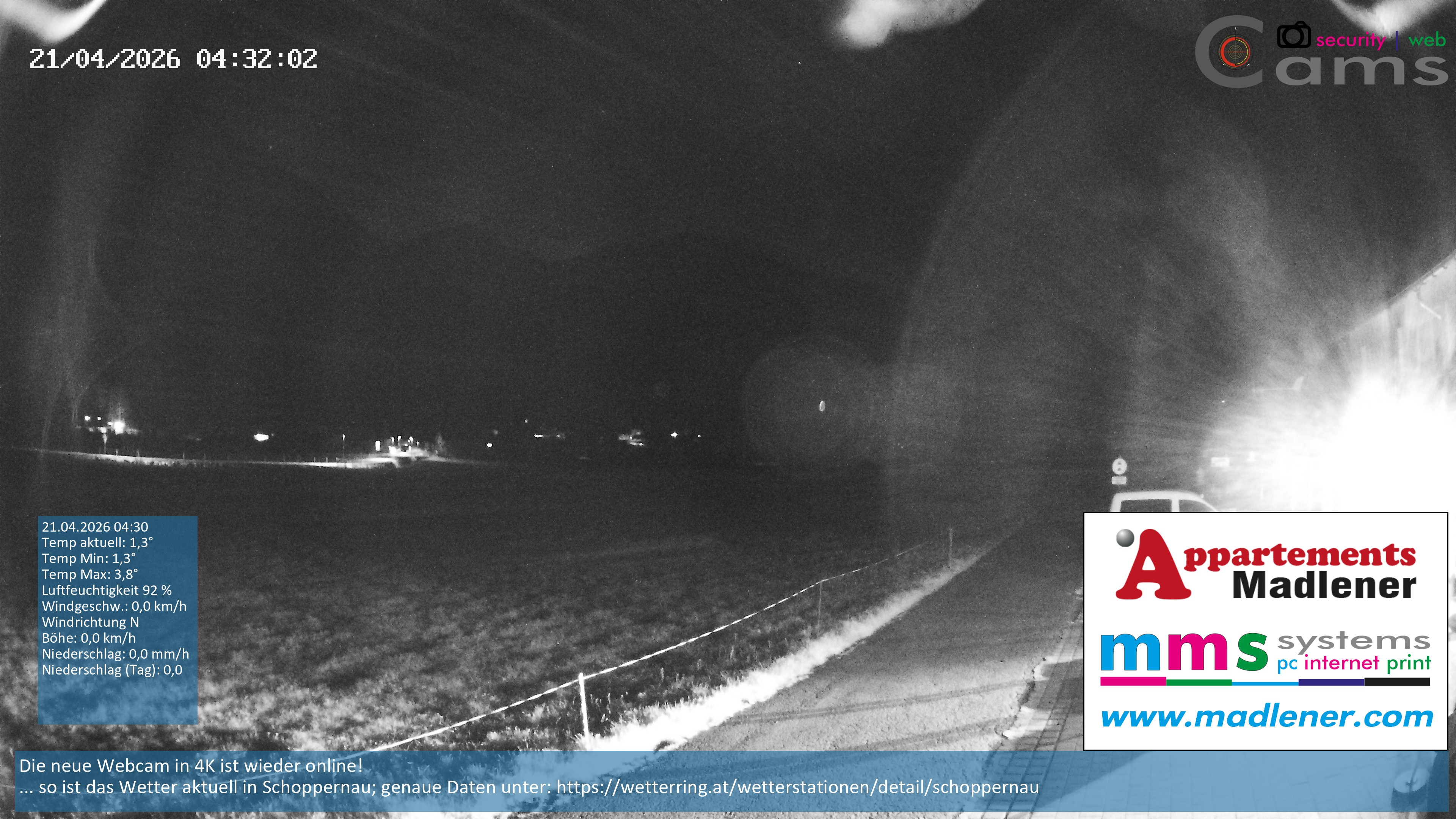 Archiv Foto Webcam Schoppernau Unterdorf im Bregenzerwald