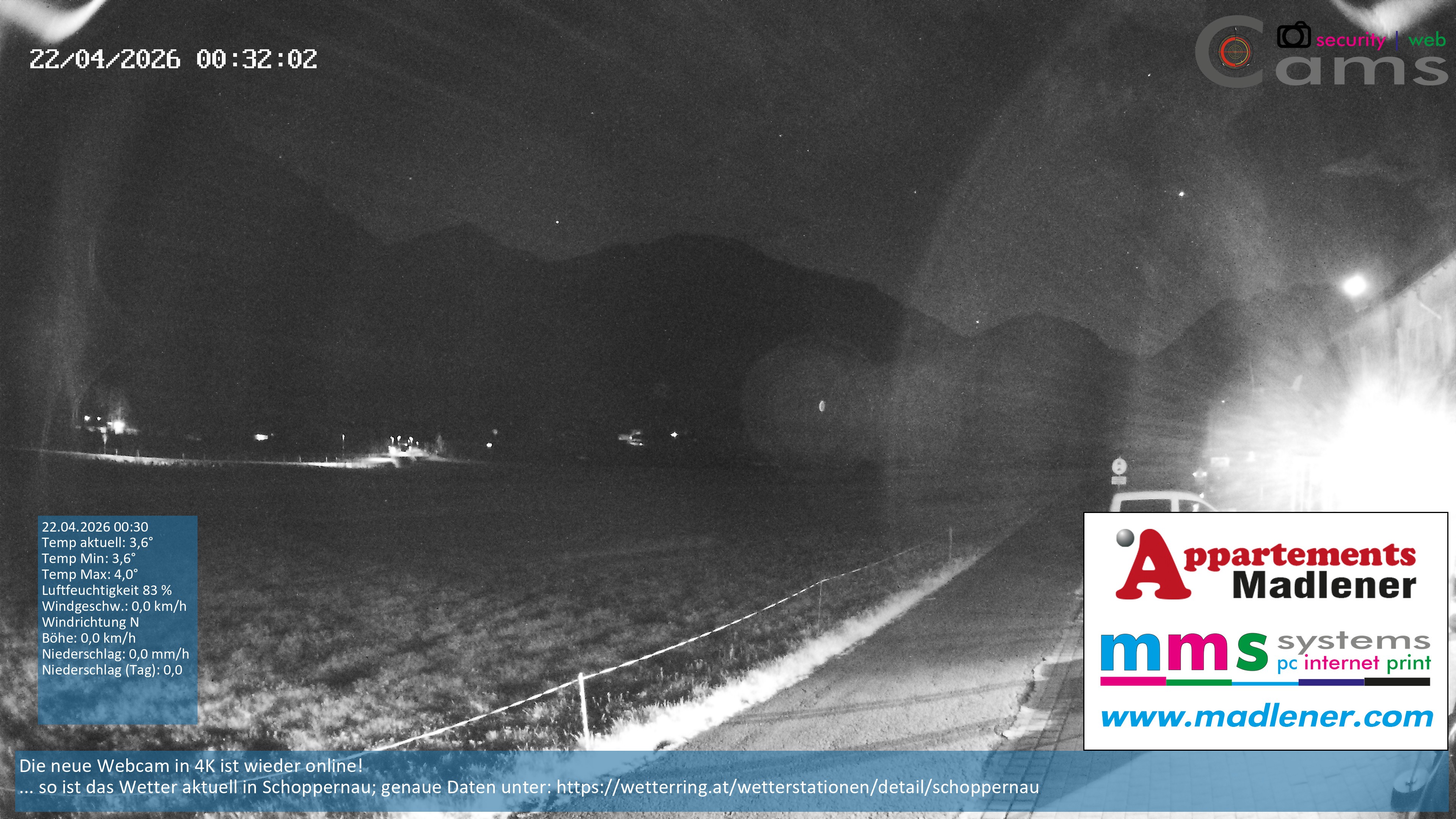 Archiv Foto Webcam Schoppernau Unterdorf im Bregenzerwald