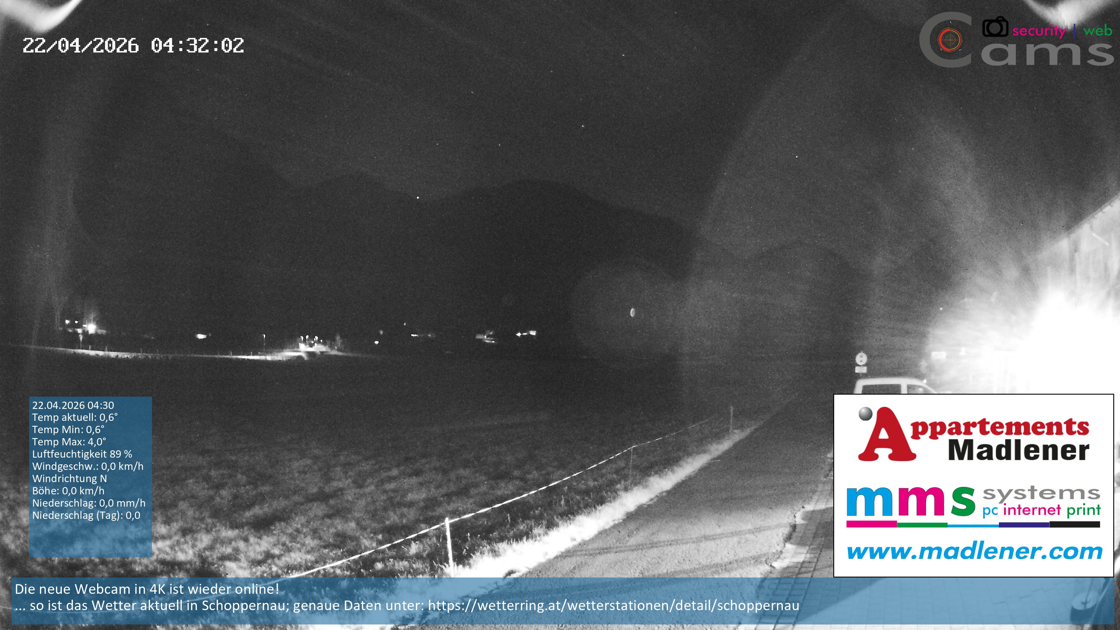 Archiv Foto Webcam Schoppernau Unterdorf im Bregenzerwald