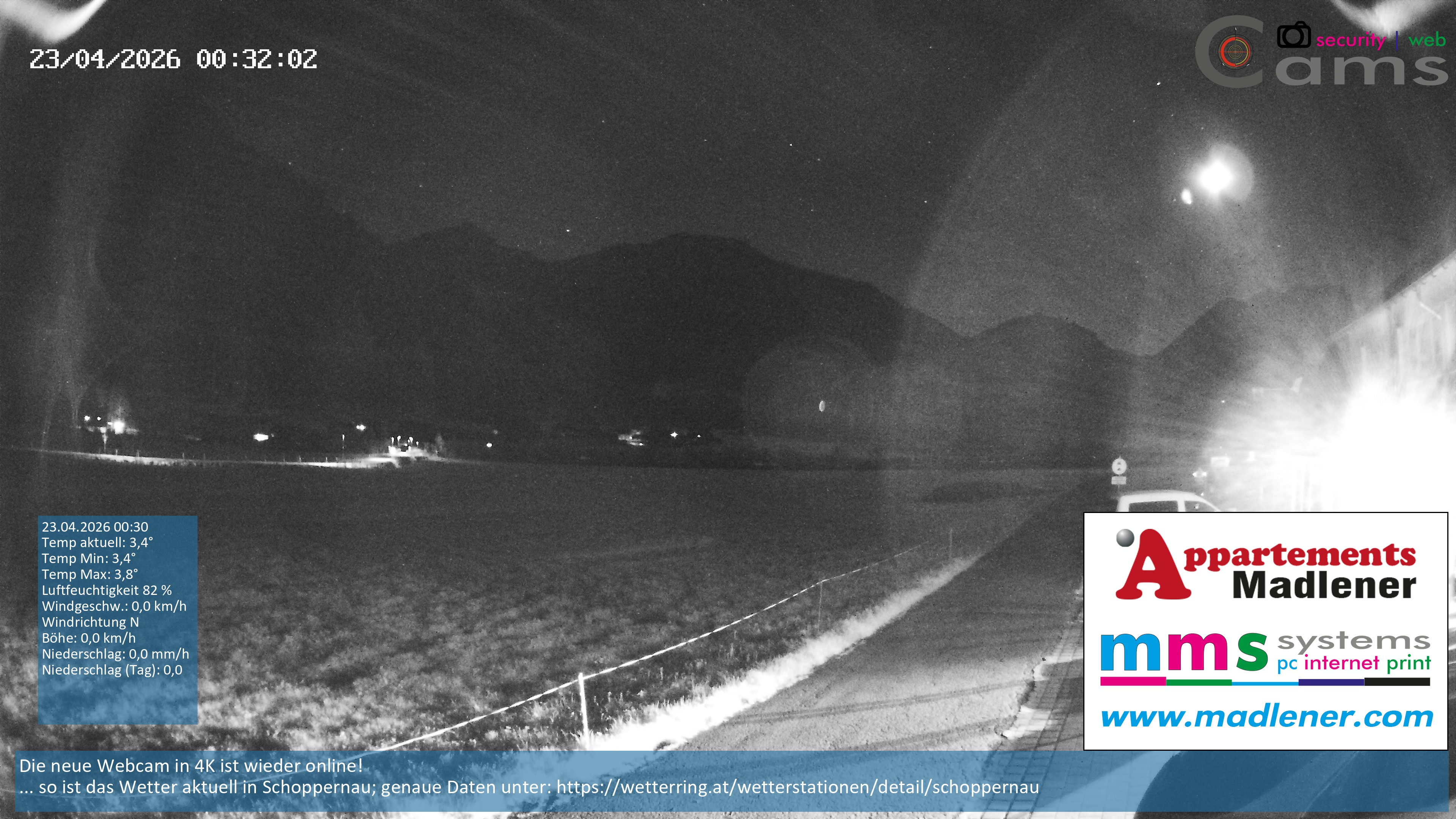 Archiv Foto Webcam Schoppernau Unterdorf im Bregenzerwald