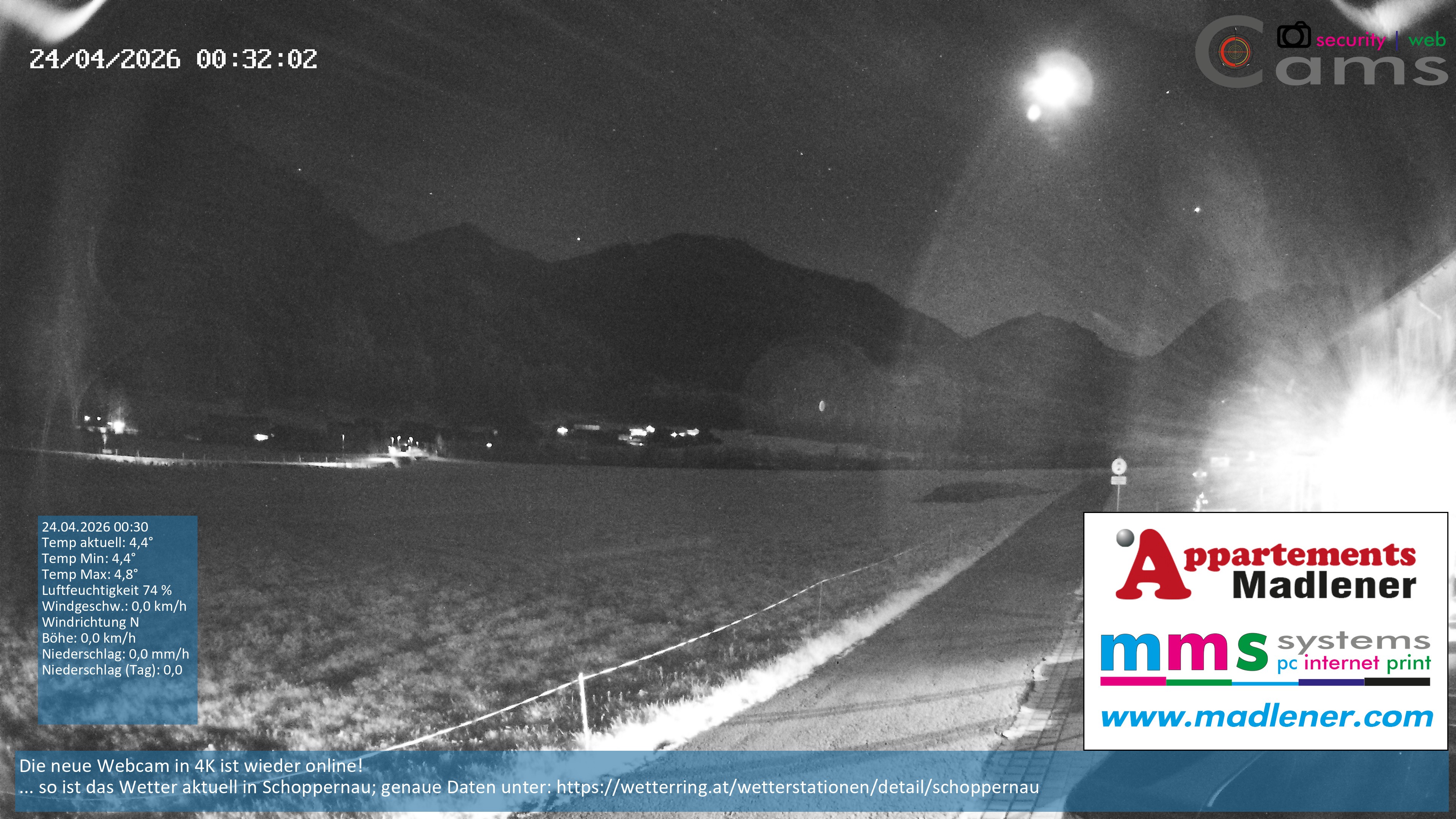 Archiv Foto Webcam Schoppernau Unterdorf im Bregenzerwald