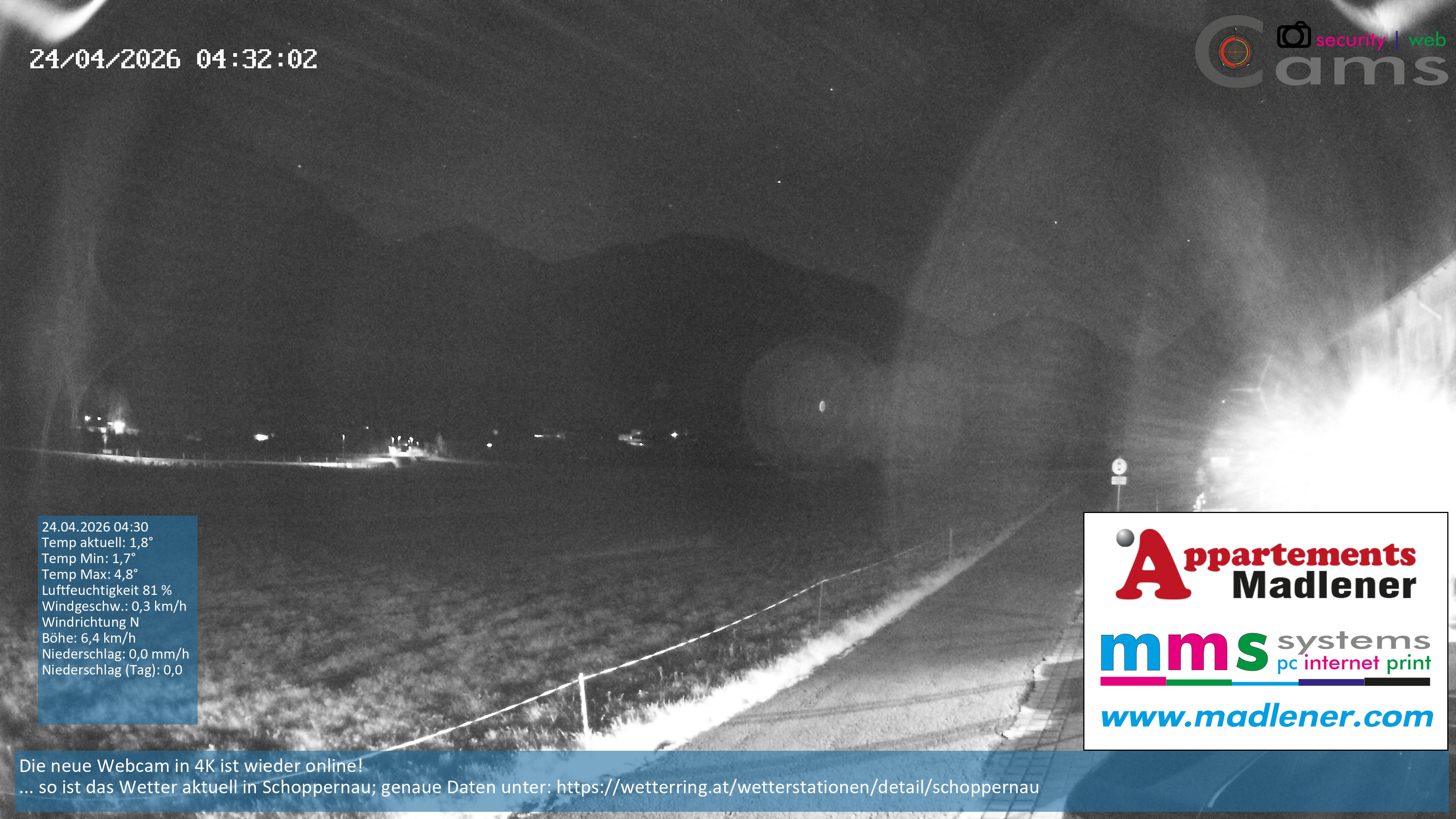 Archiv Foto Webcam Schoppernau Unterdorf im Bregenzerwald