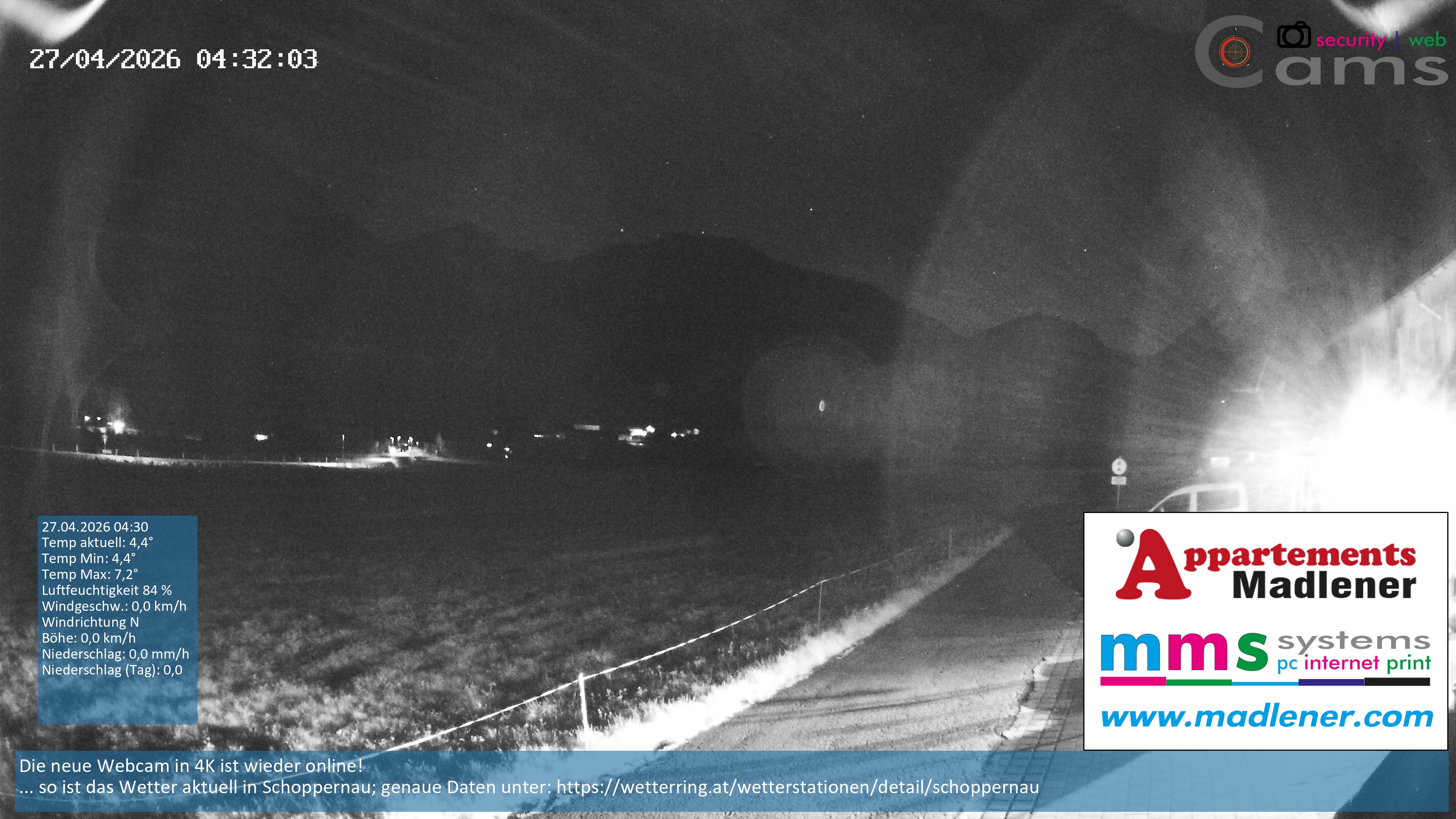 Archiv Foto Webcam Schoppernau Unterdorf im Bregenzerwald