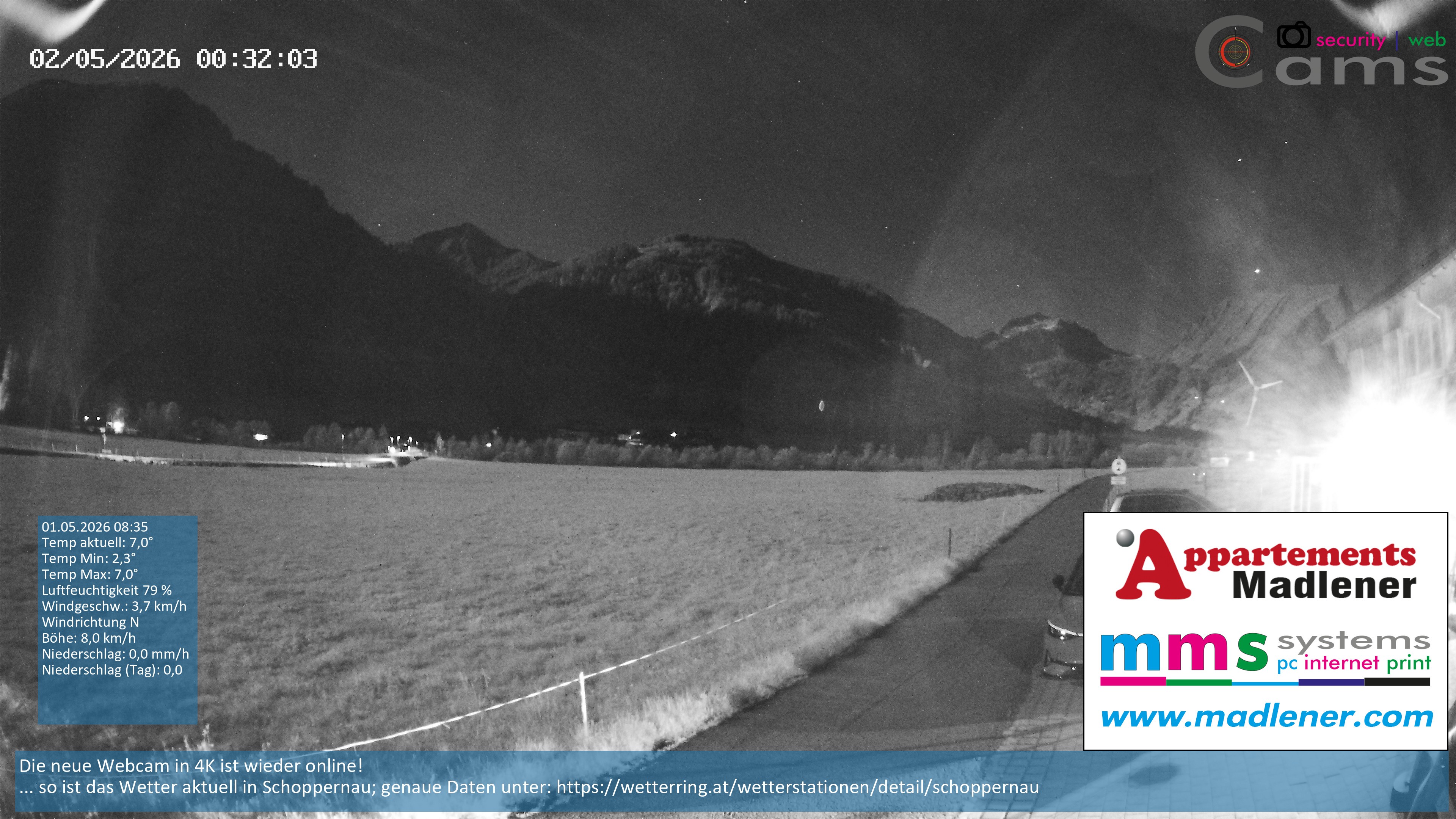 Archiv Foto Webcam Schoppernau Unterdorf im Bregenzerwald