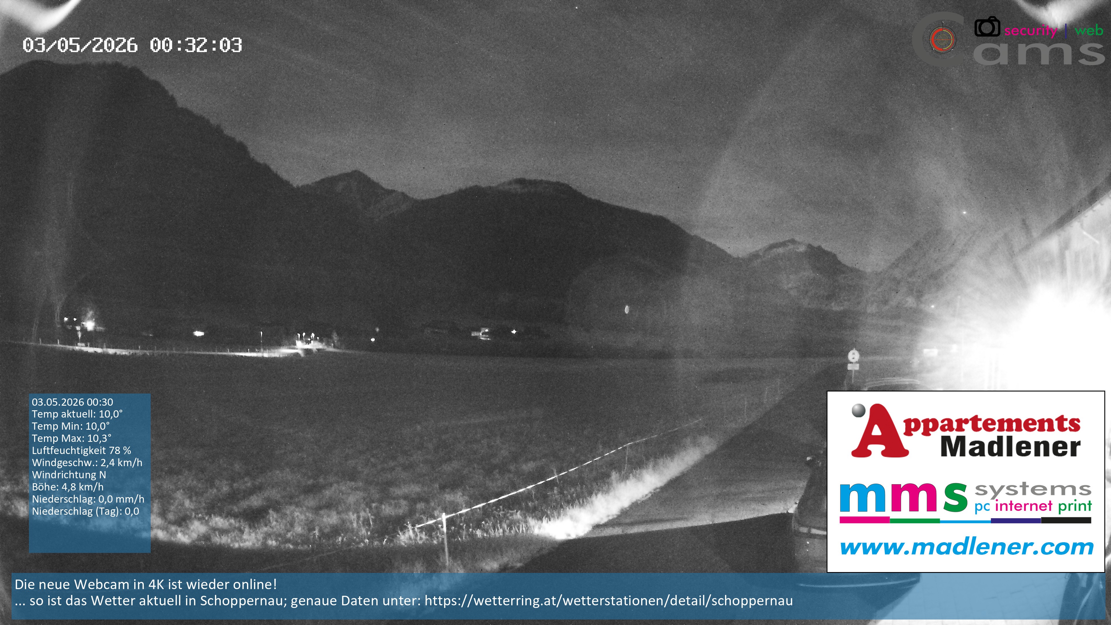 Archiv Foto Webcam Schoppernau Unterdorf im Bregenzerwald