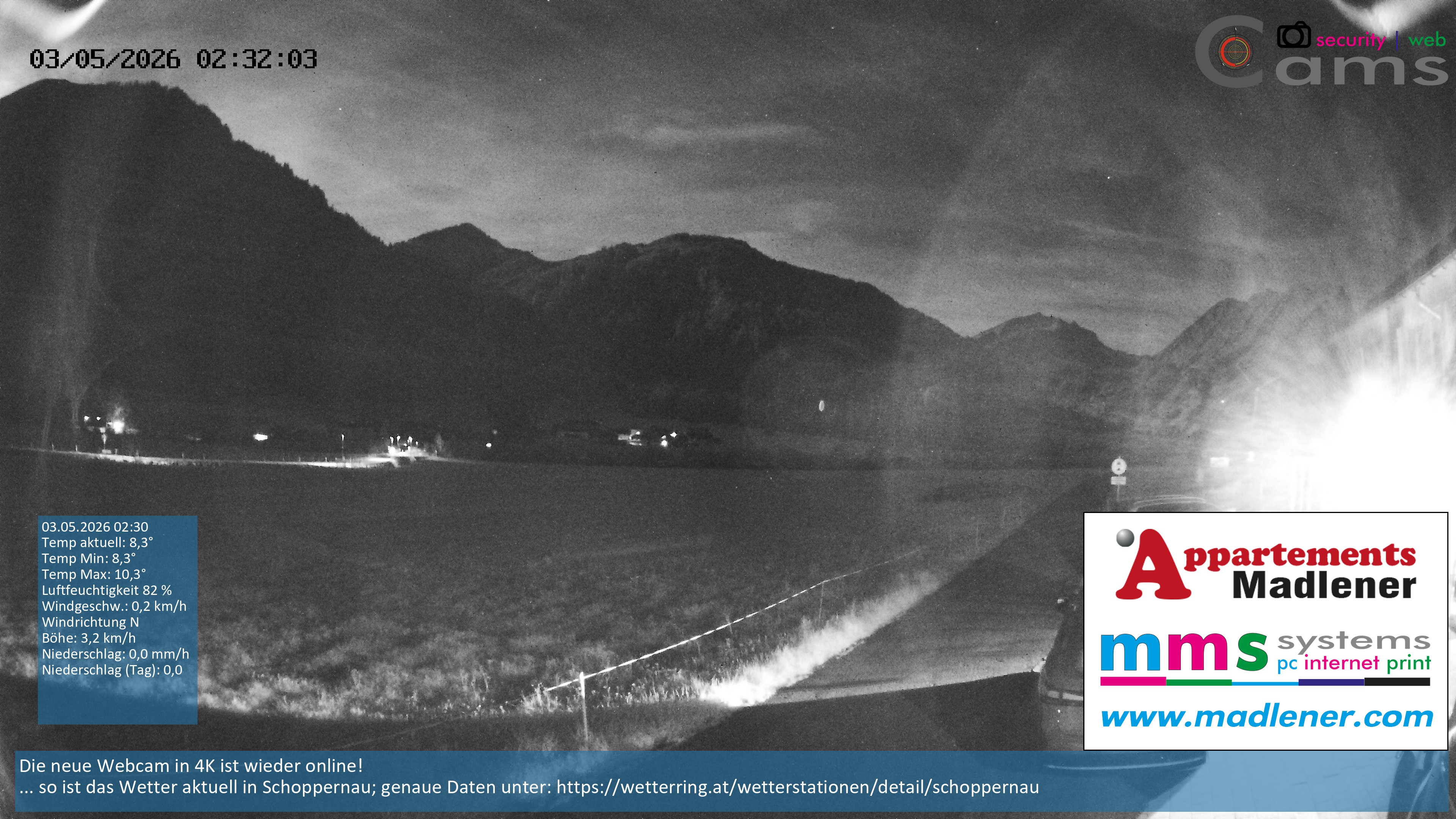Archiv Foto Webcam Schoppernau Unterdorf im Bregenzerwald
