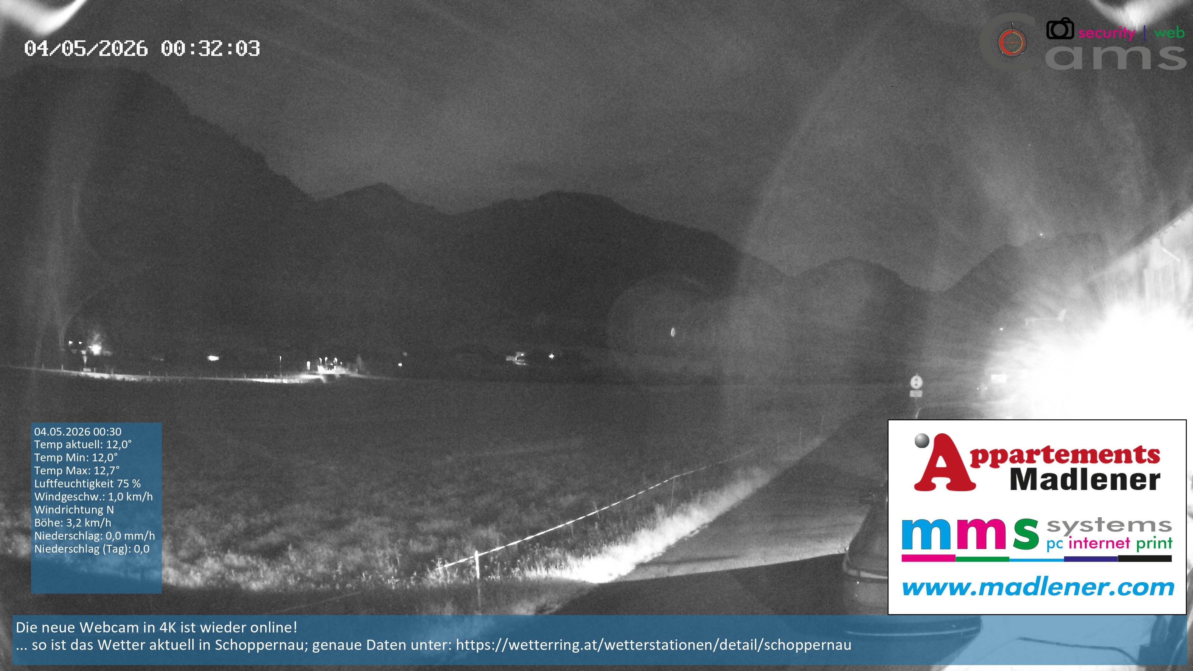 Archiv Foto Webcam Schoppernau Unterdorf im Bregenzerwald