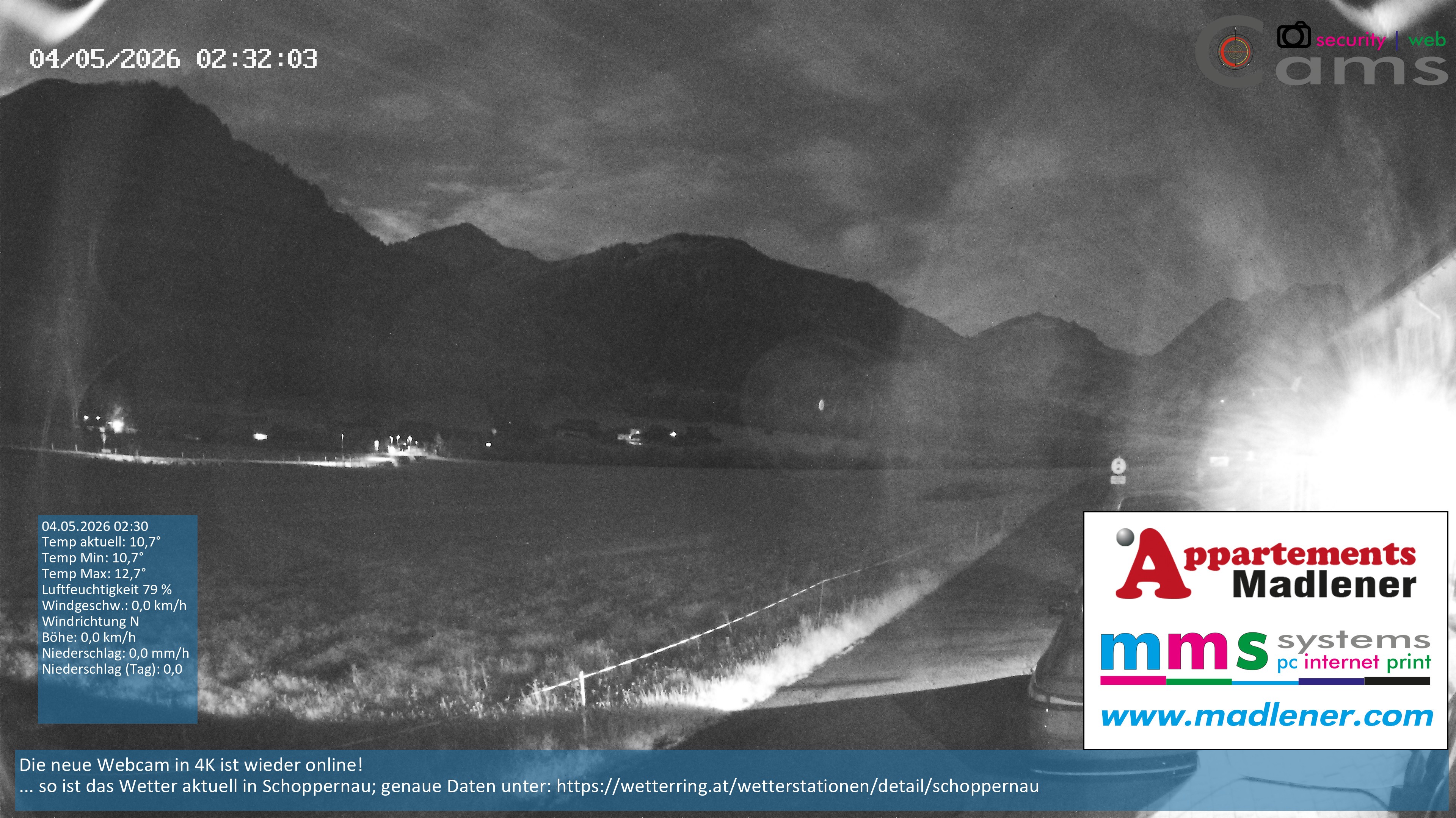 Archiv Foto Webcam Schoppernau Unterdorf im Bregenzerwald