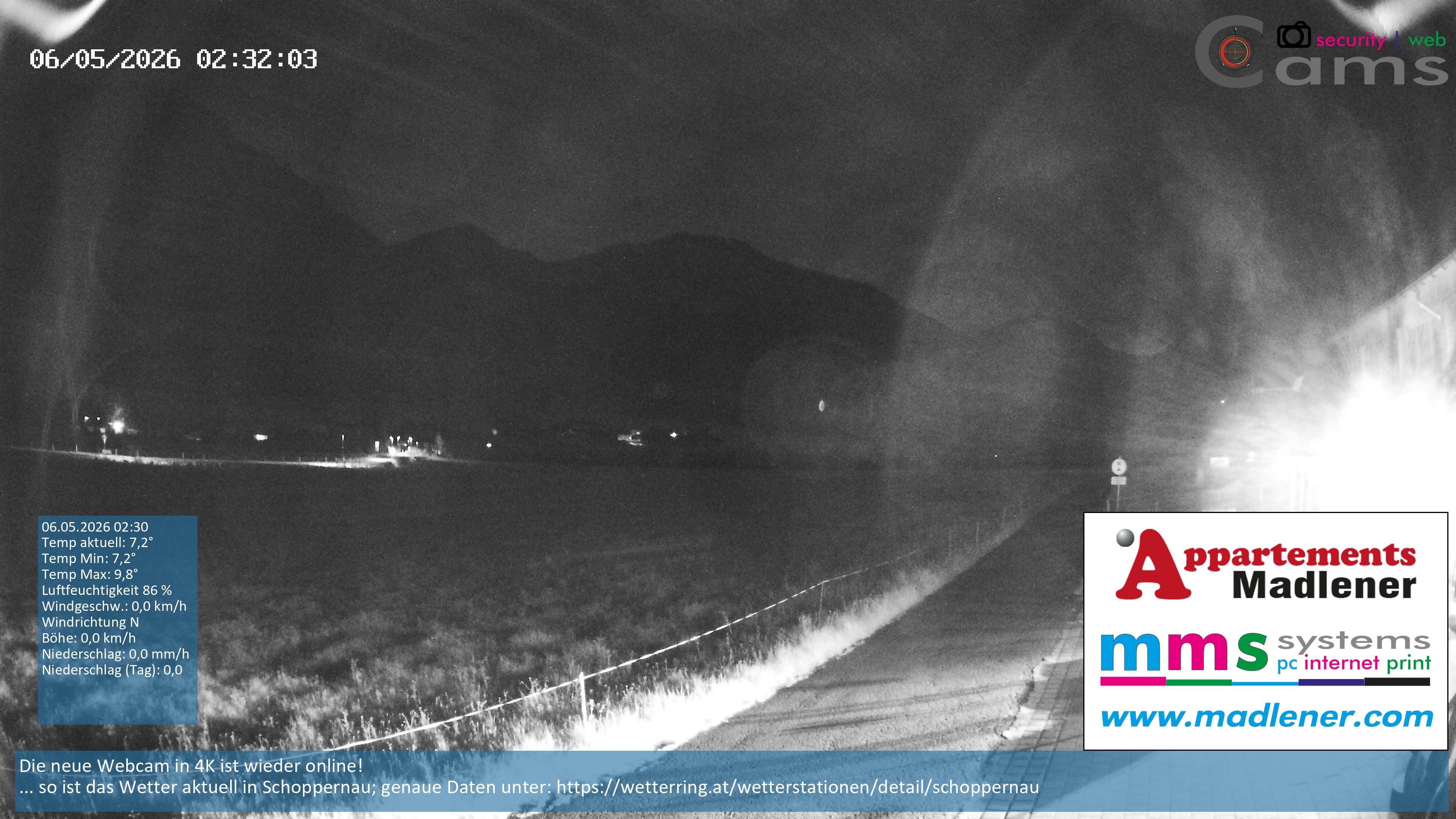 Archiv Foto Webcam Schoppernau Unterdorf im Bregenzerwald