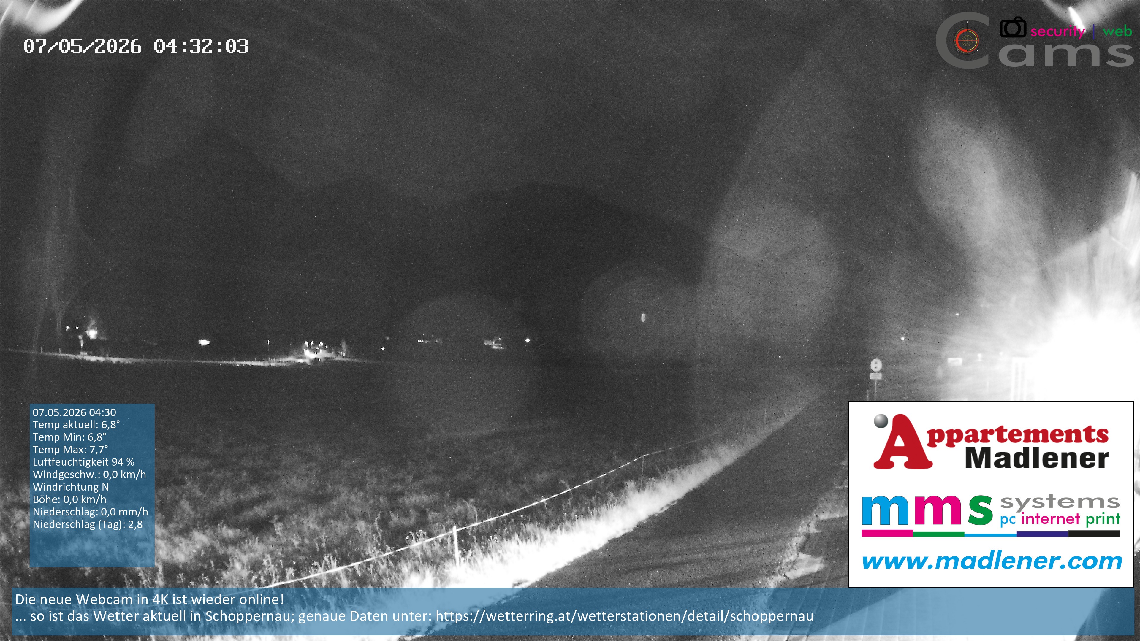 Archiv Foto Webcam Schoppernau Unterdorf im Bregenzerwald