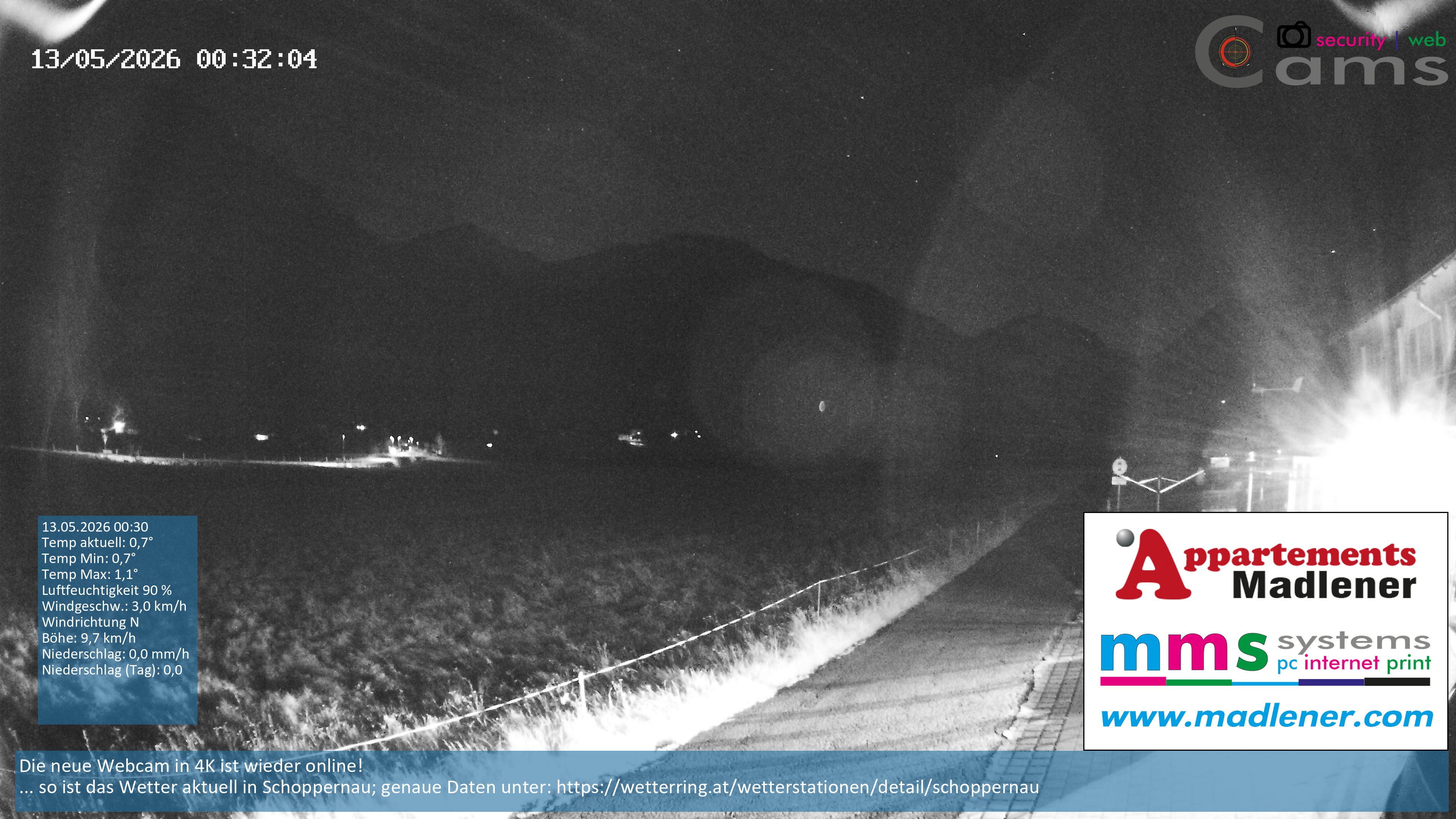 Archiv Foto Webcam Schoppernau Unterdorf im Bregenzerwald
