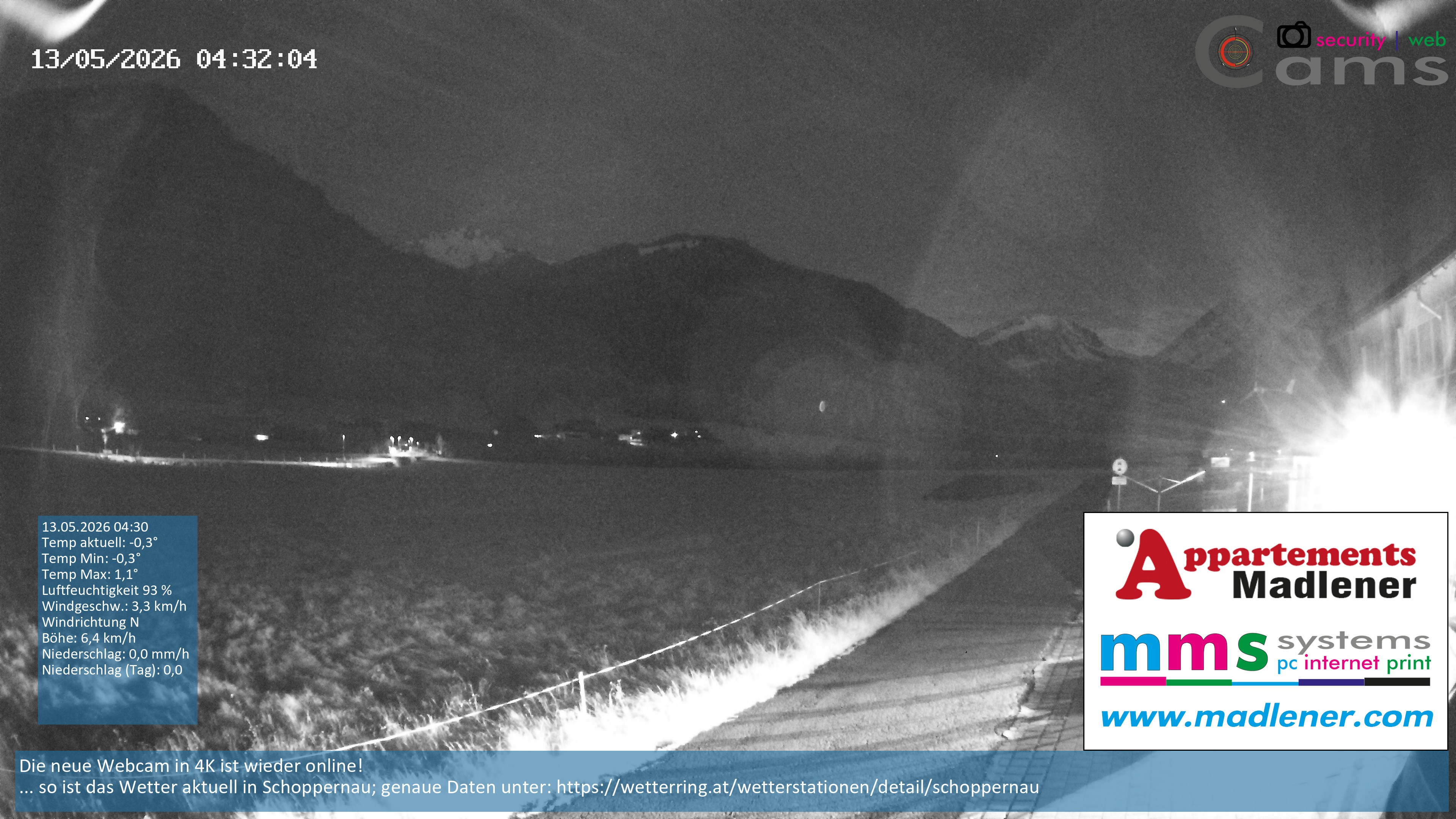 Archiv Foto Webcam Schoppernau Unterdorf im Bregenzerwald