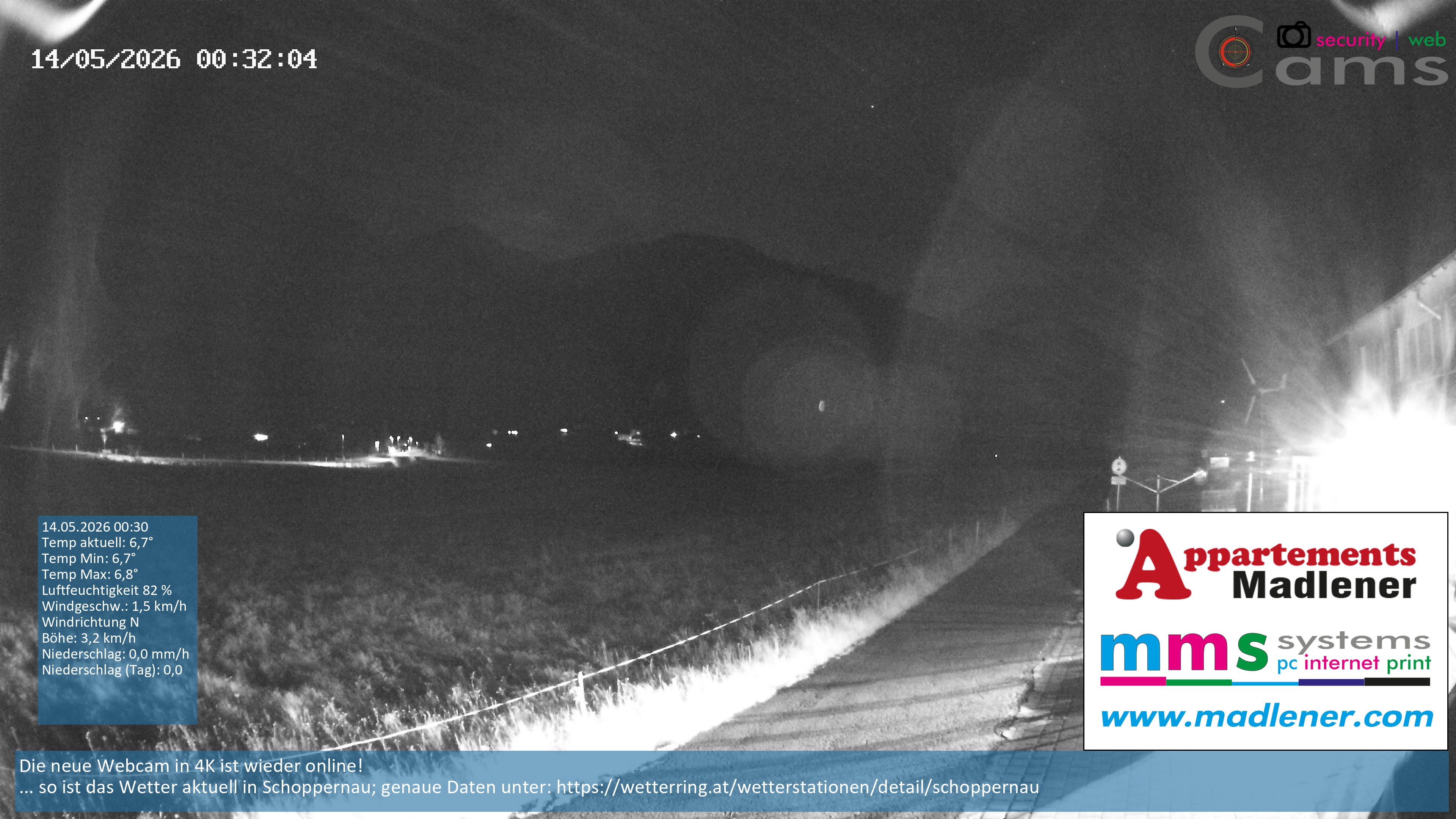 Archived image Webcam Schoppernau lower valley in the Bregenzerwald