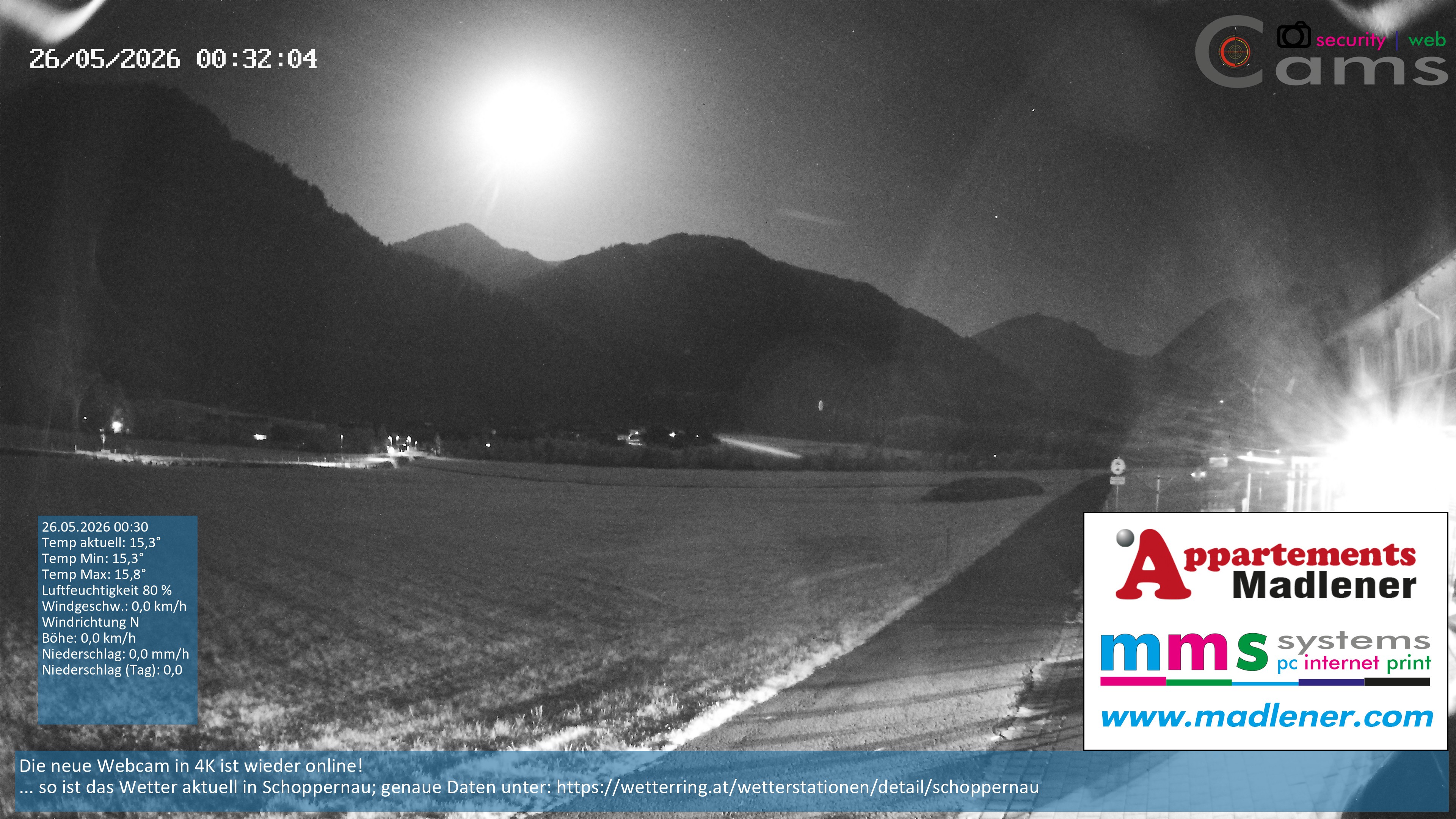 Archiv Foto Webcam Schoppernau Unterdorf im Bregenzerwald
