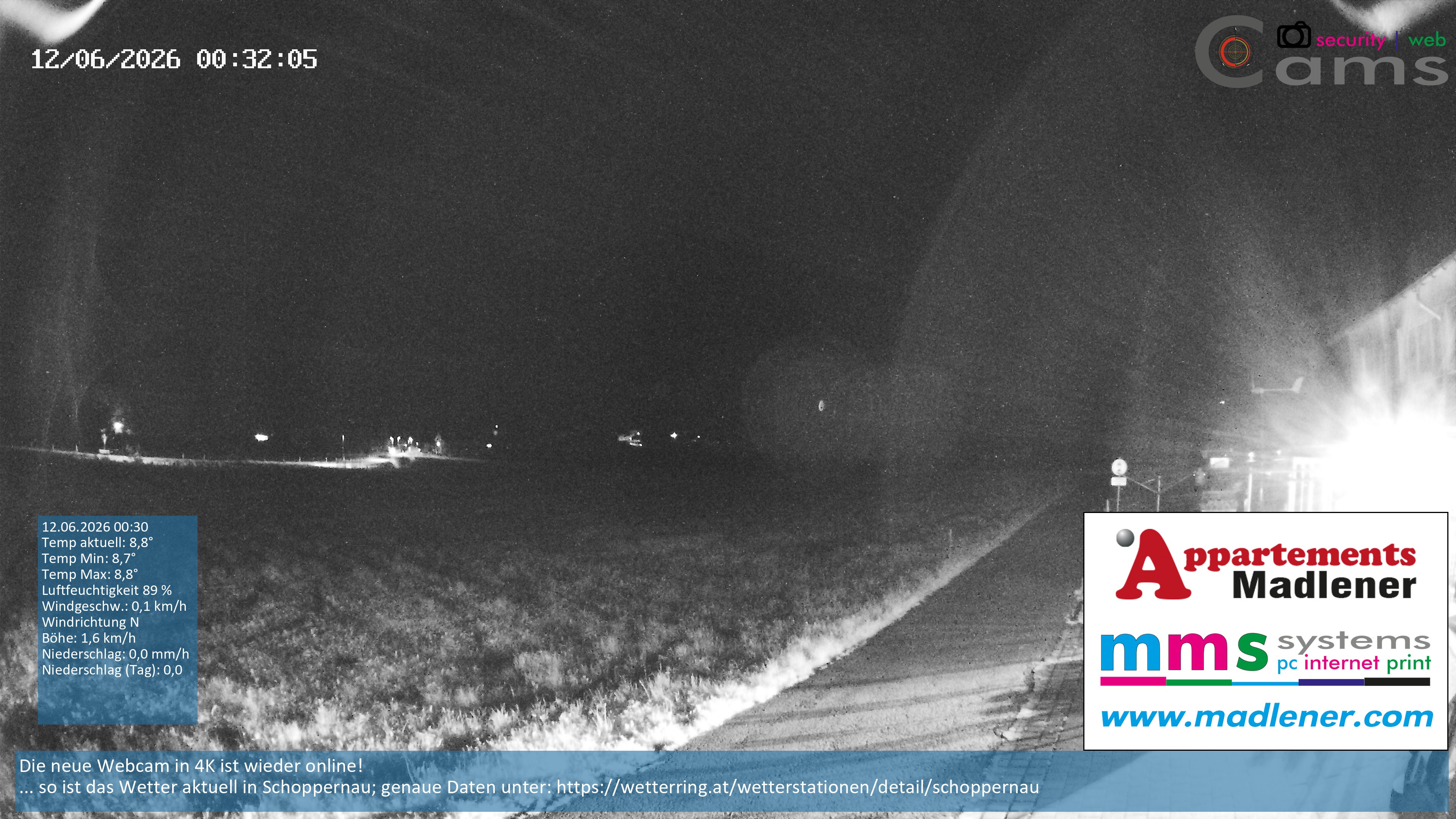Archived image Webcam Schoppernau lower valley in the Bregenzerwald