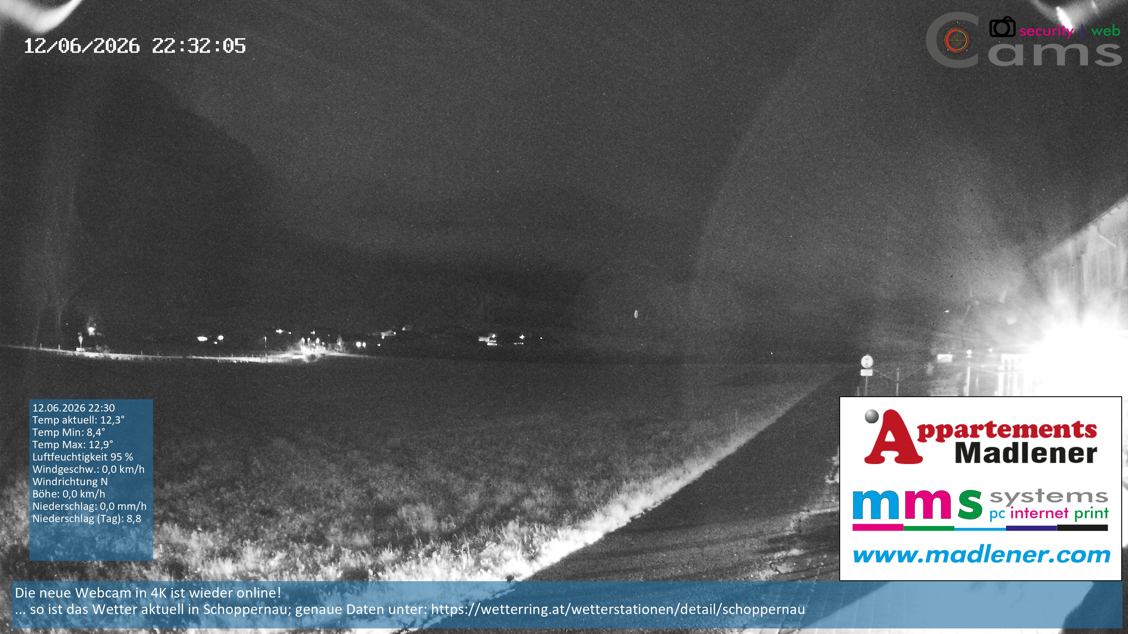Archiv Foto Webcam Schoppernau Unterdorf im Bregenzerwald