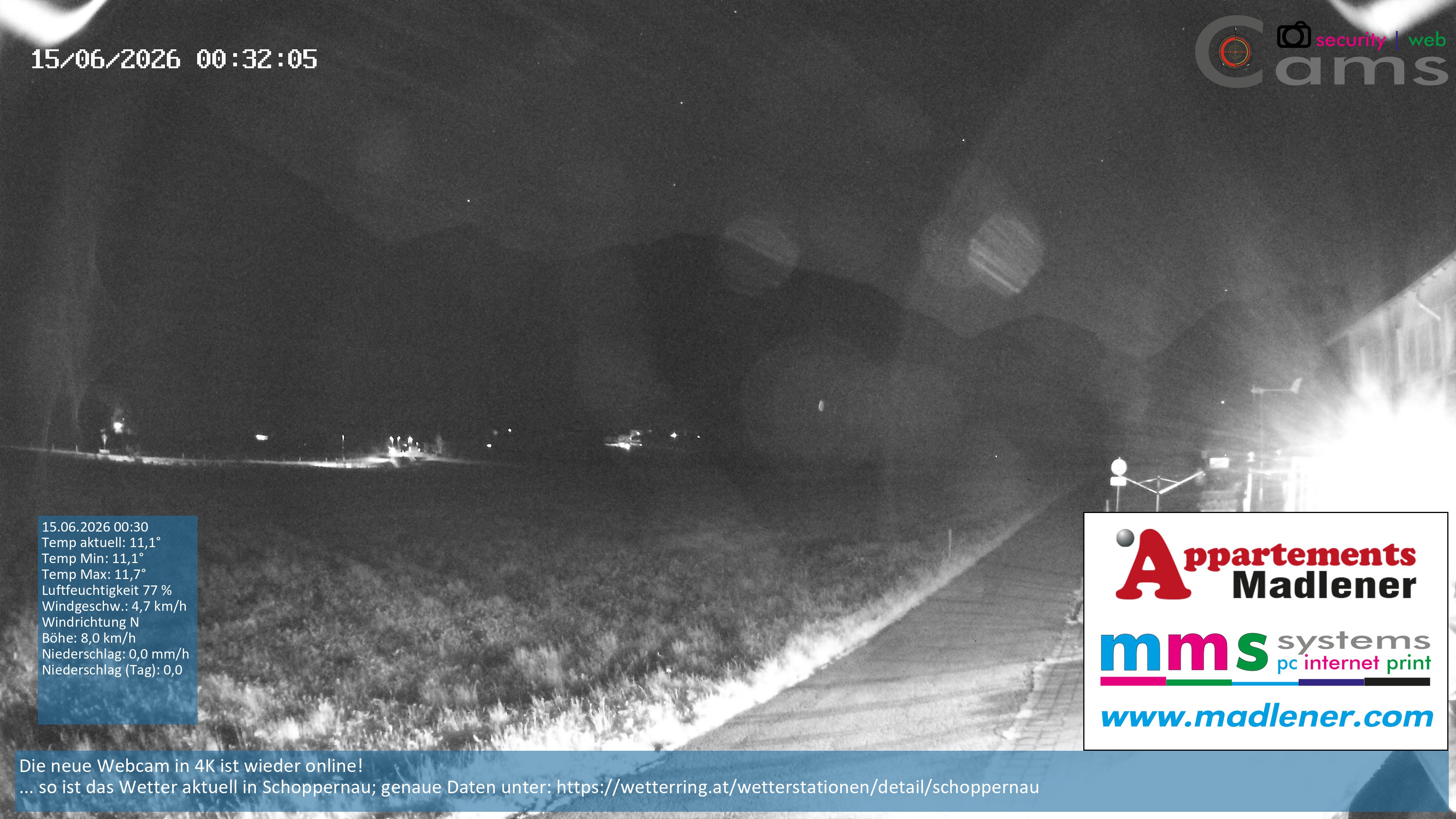 Archiv Foto Webcam Schoppernau Unterdorf im Bregenzerwald