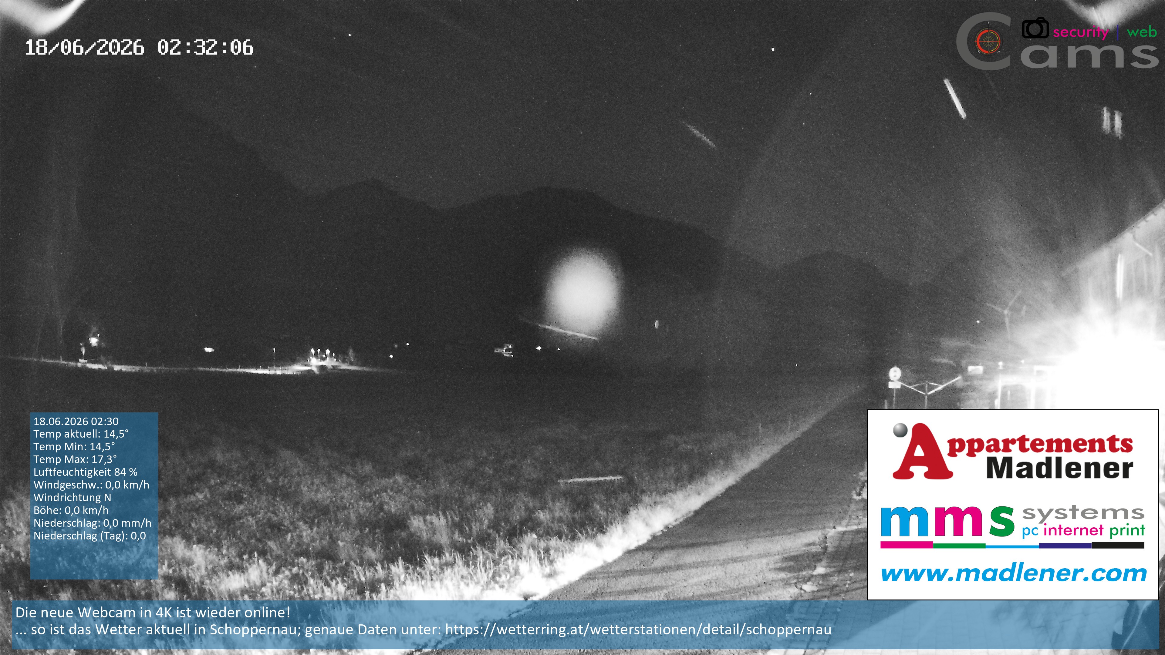 Archived image Webcam Schoppernau lower valley in the Bregenzerwald