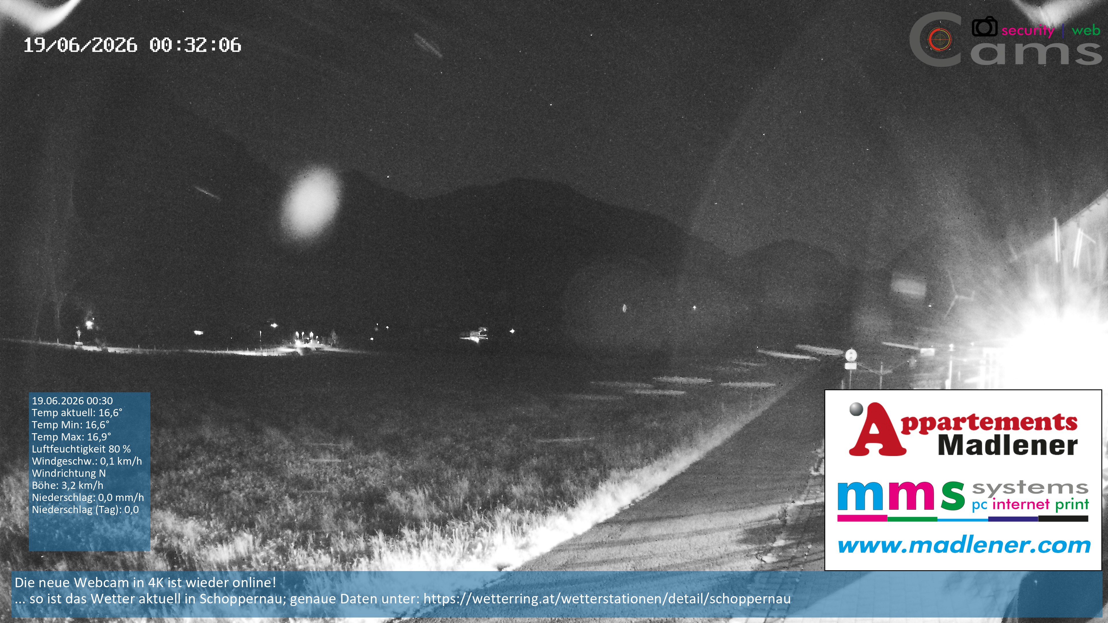 Archiv Foto Webcam Schoppernau Unterdorf im Bregenzerwald