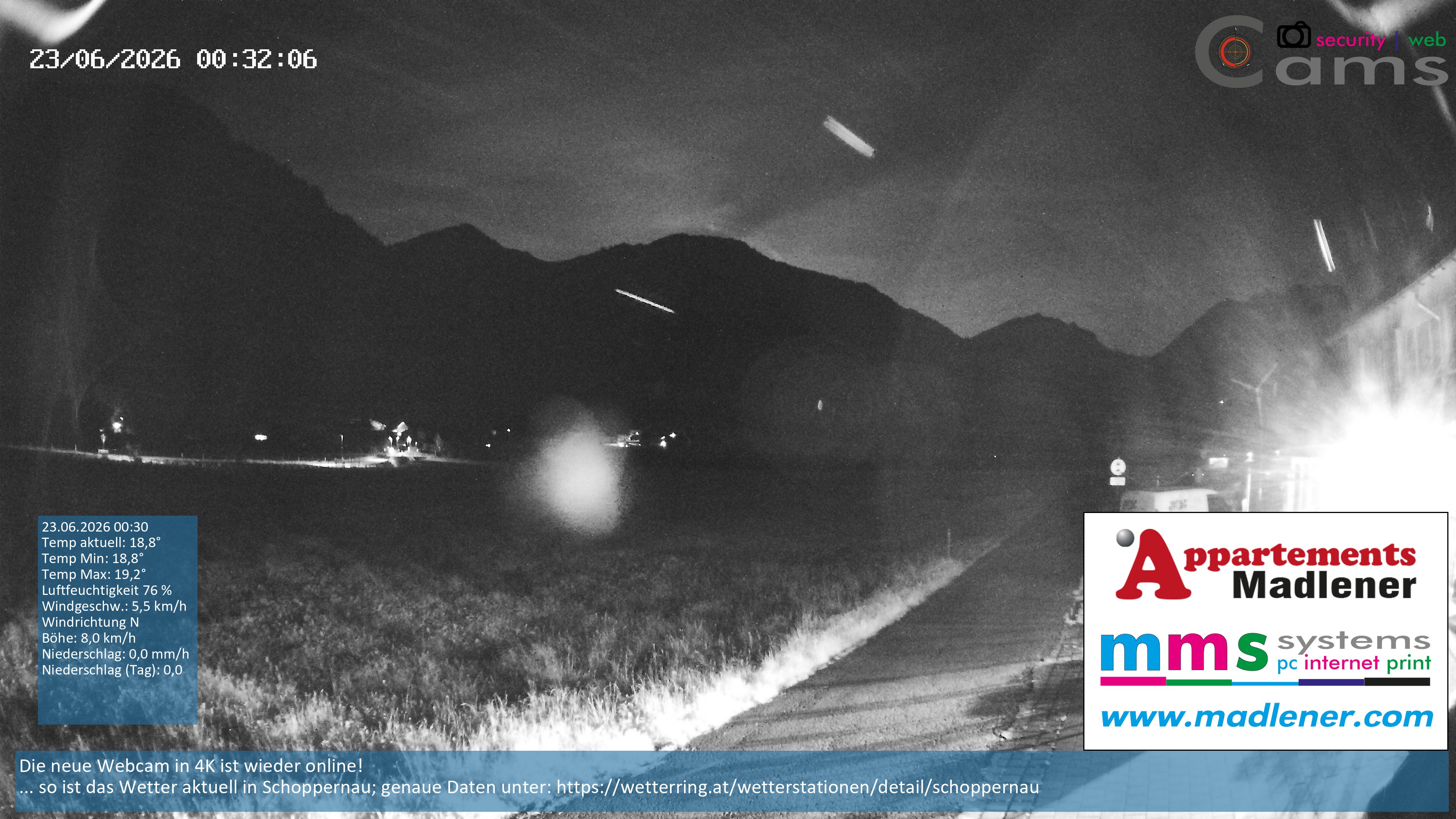 Archiv Foto Webcam Schoppernau Unterdorf im Bregenzerwald