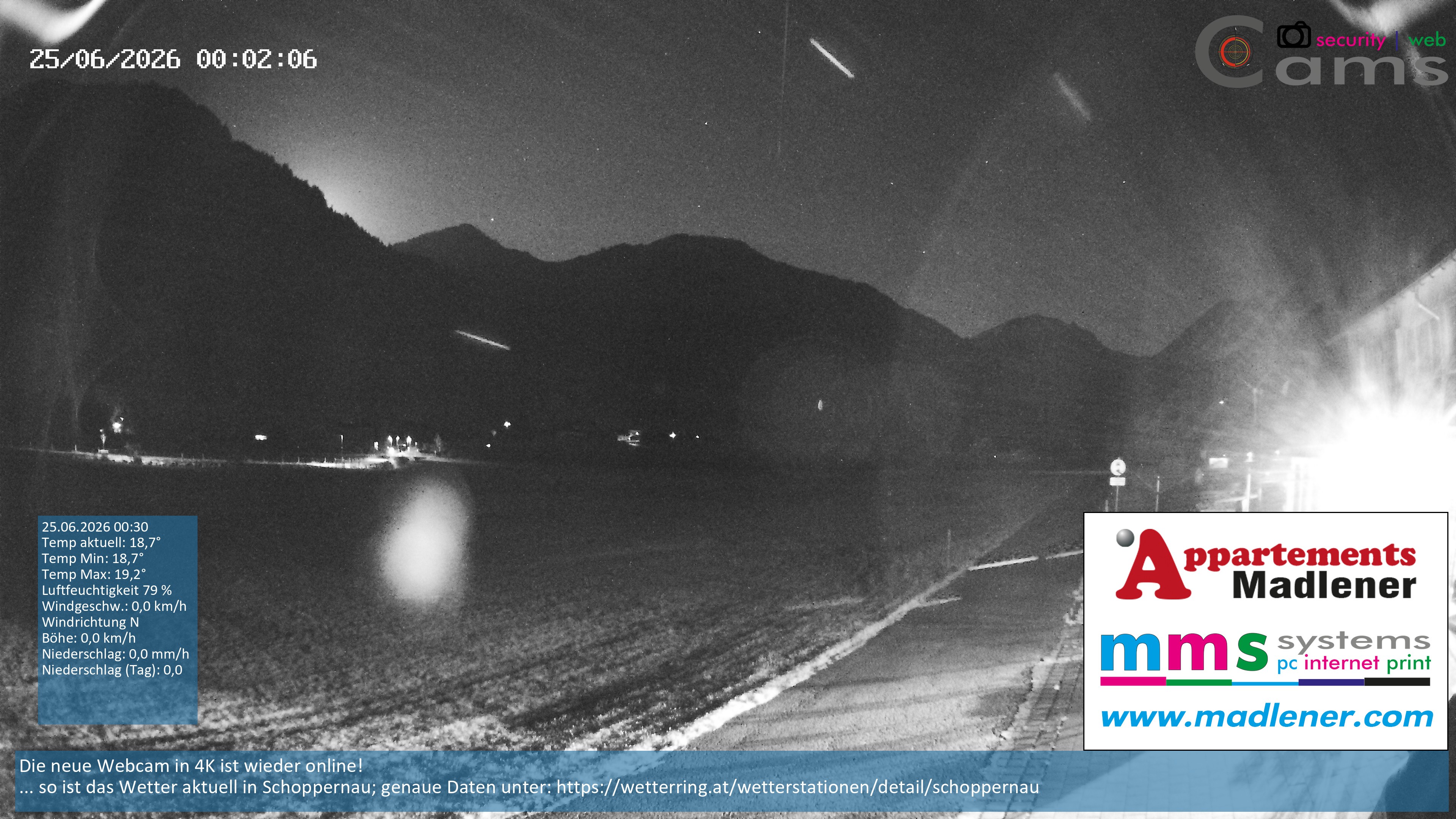 Archived image Webcam Schoppernau lower valley in the Bregenzerwald