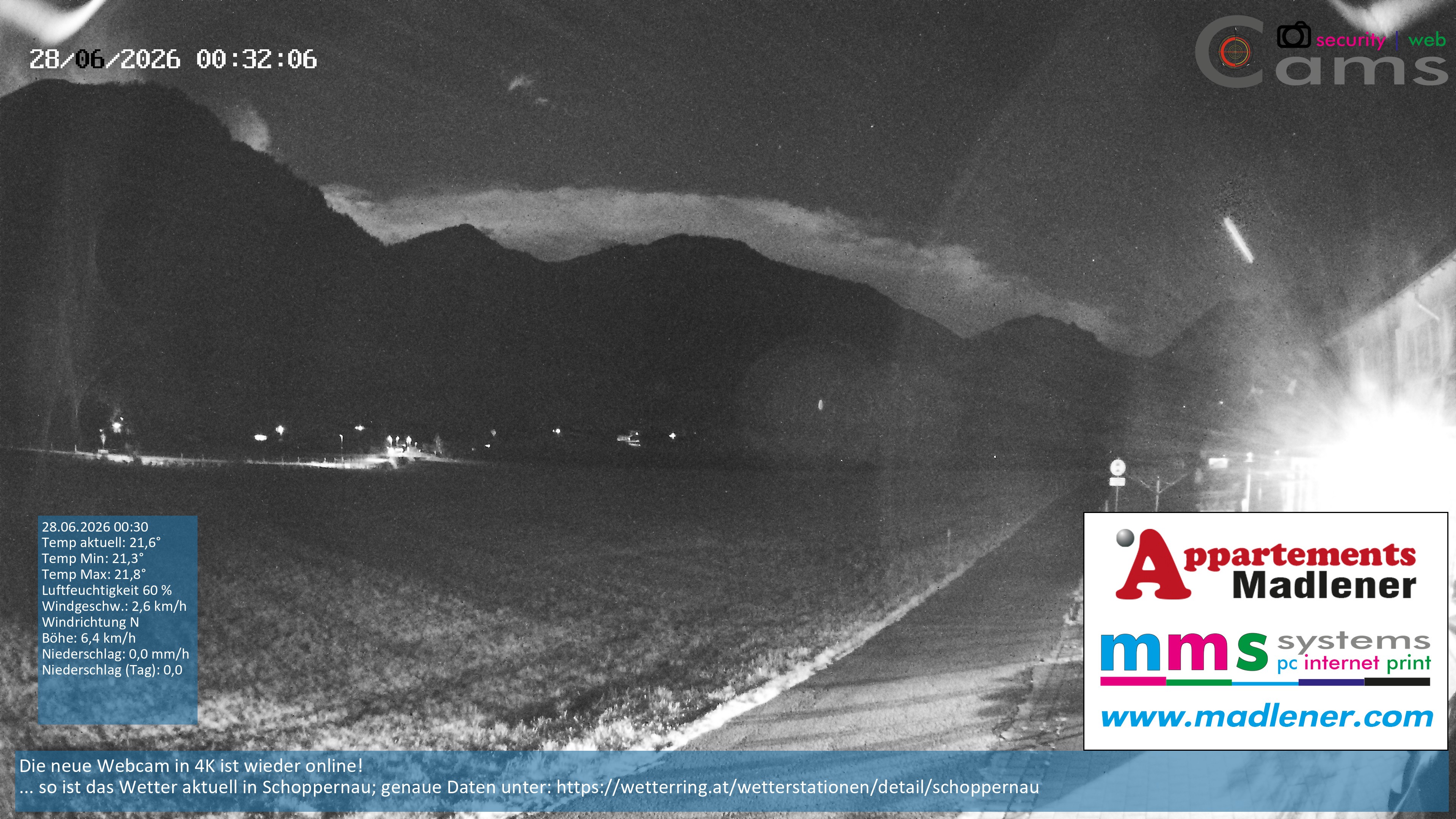 Archiv Foto Webcam Schoppernau Unterdorf im Bregenzerwald