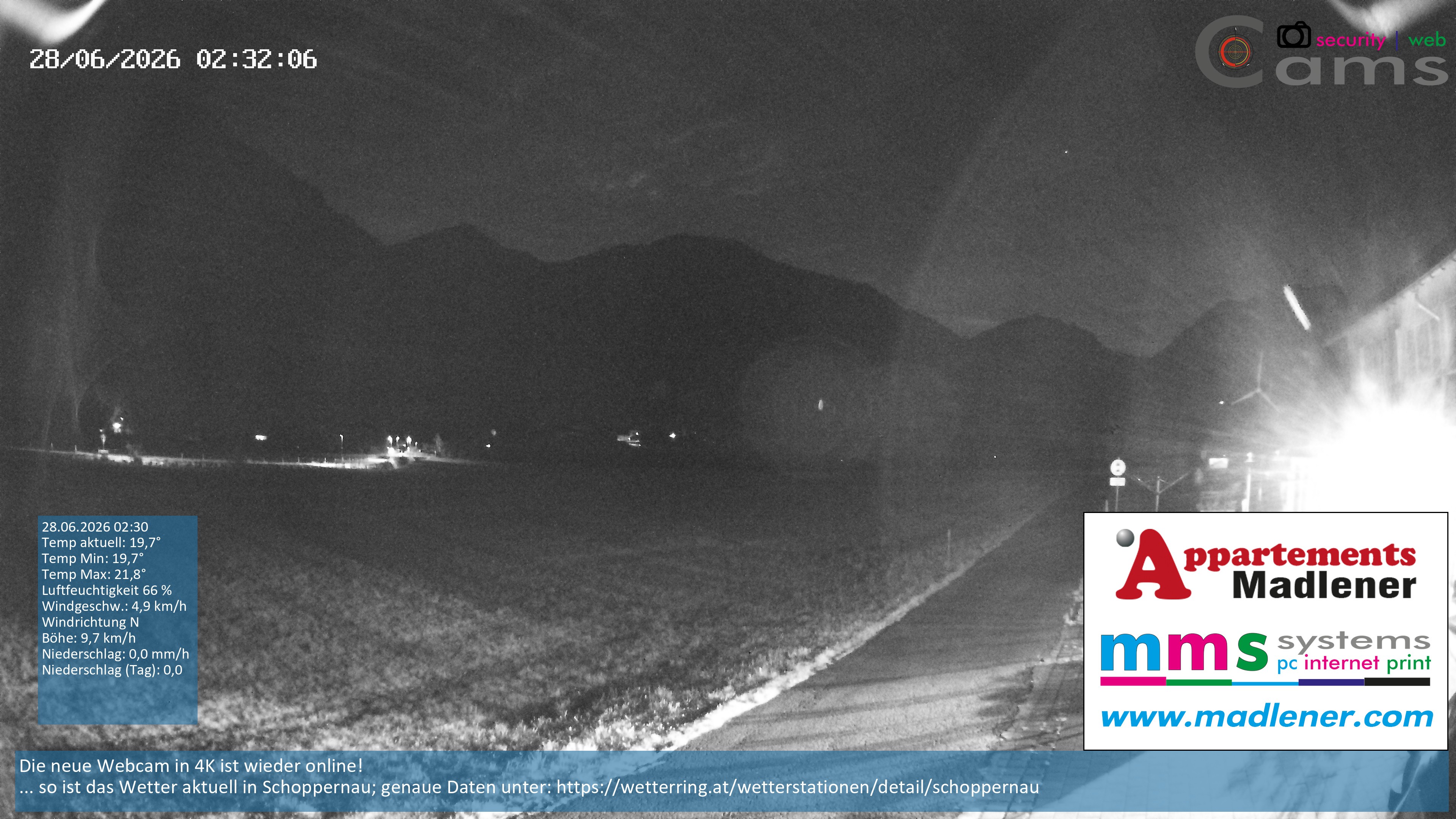 Archiv Foto Webcam Schoppernau Unterdorf im Bregenzerwald