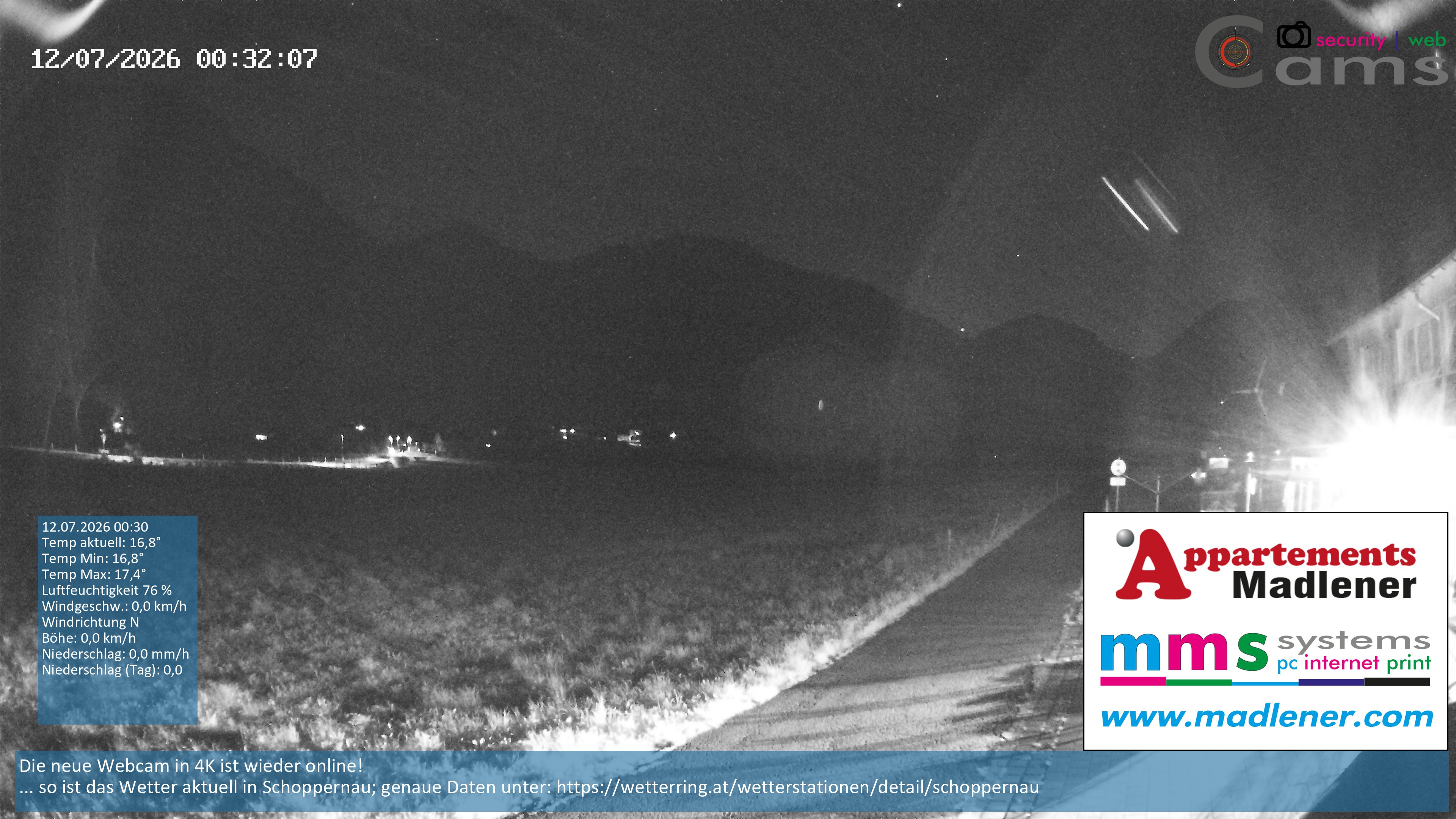 Archiv Foto Webcam Schoppernau Unterdorf im Bregenzerwald