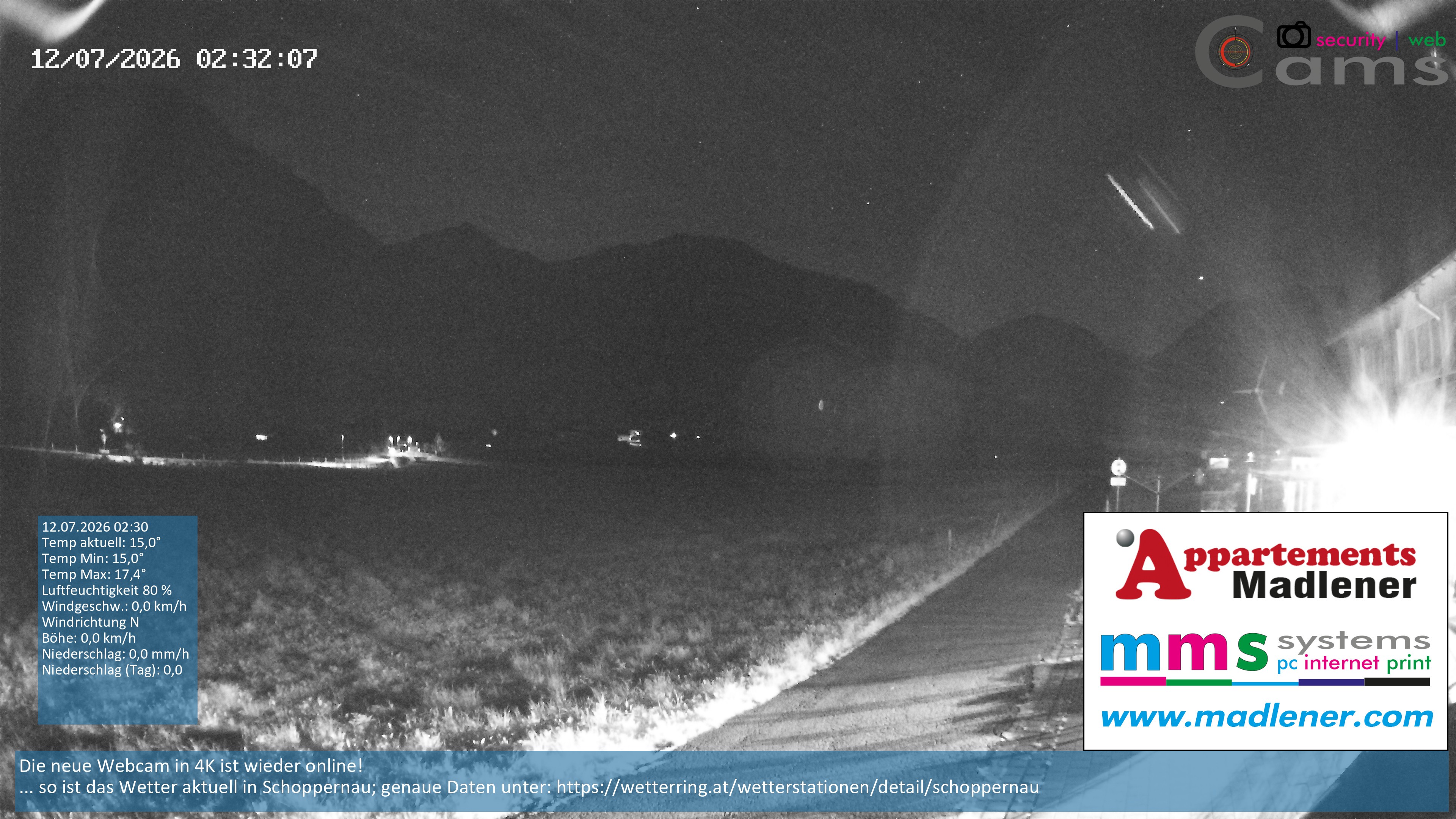 Archiv Foto Webcam Schoppernau Unterdorf im Bregenzerwald