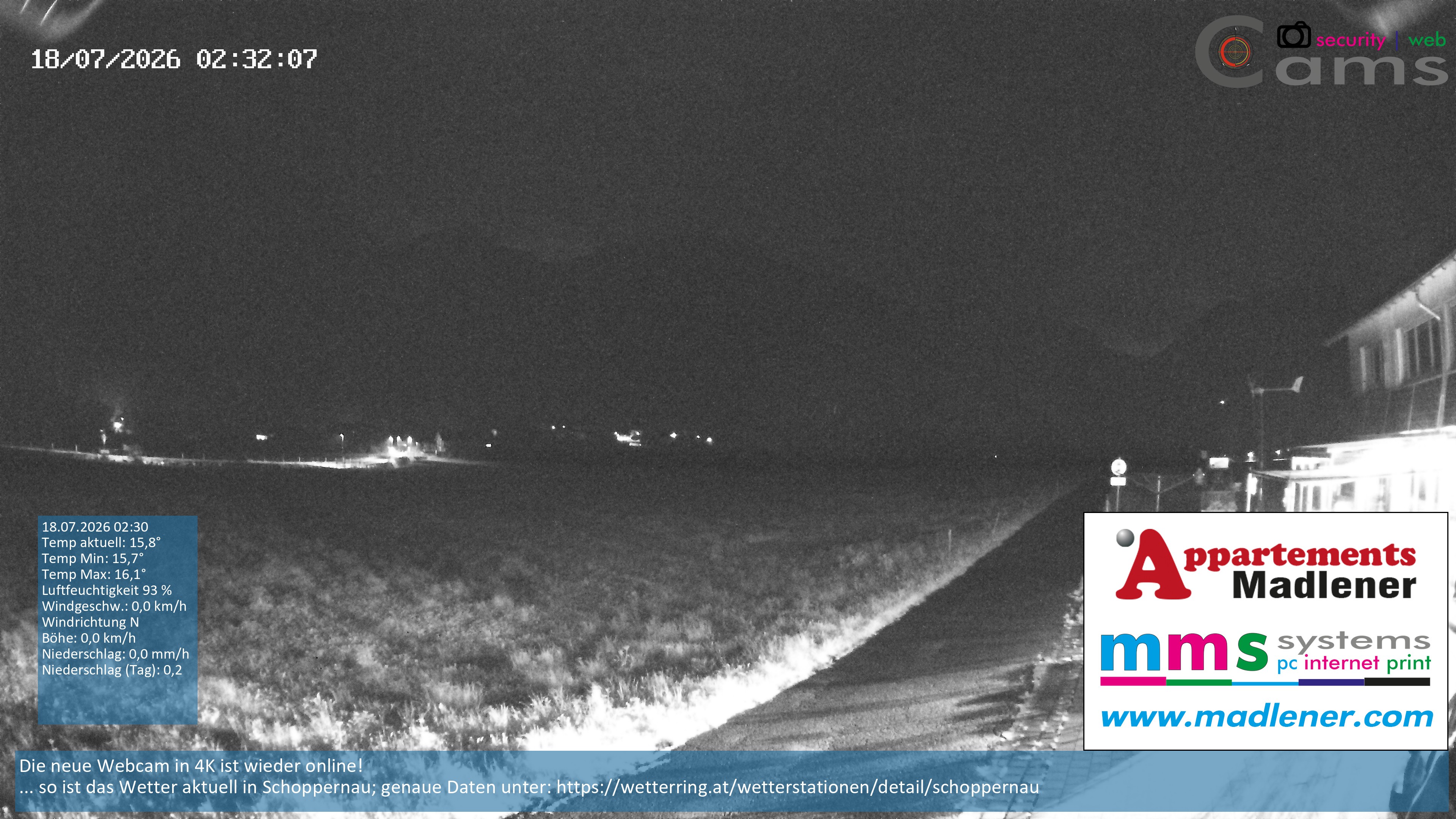 Archiv Foto Webcam Schoppernau Unterdorf im Bregenzerwald
