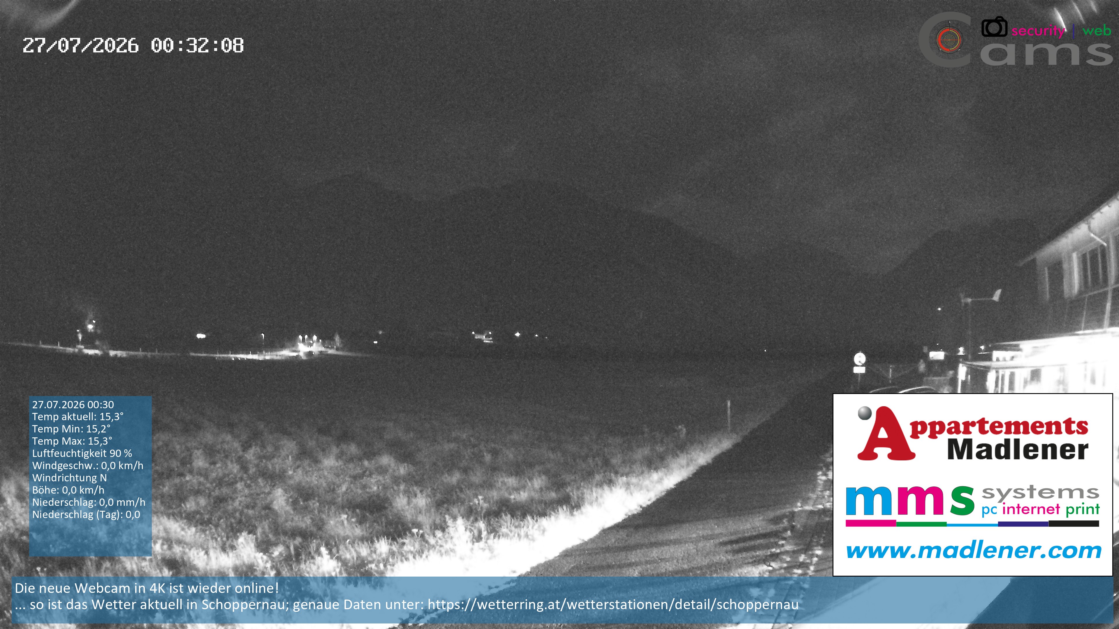 Archiv Foto Webcam Schoppernau Unterdorf im Bregenzerwald