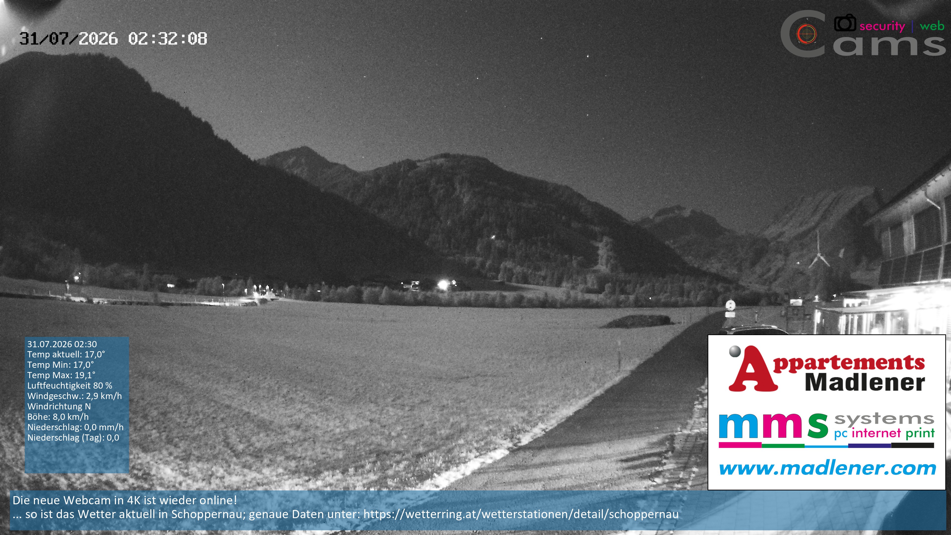 Archiv Foto Webcam Schoppernau Unterdorf im Bregenzerwald