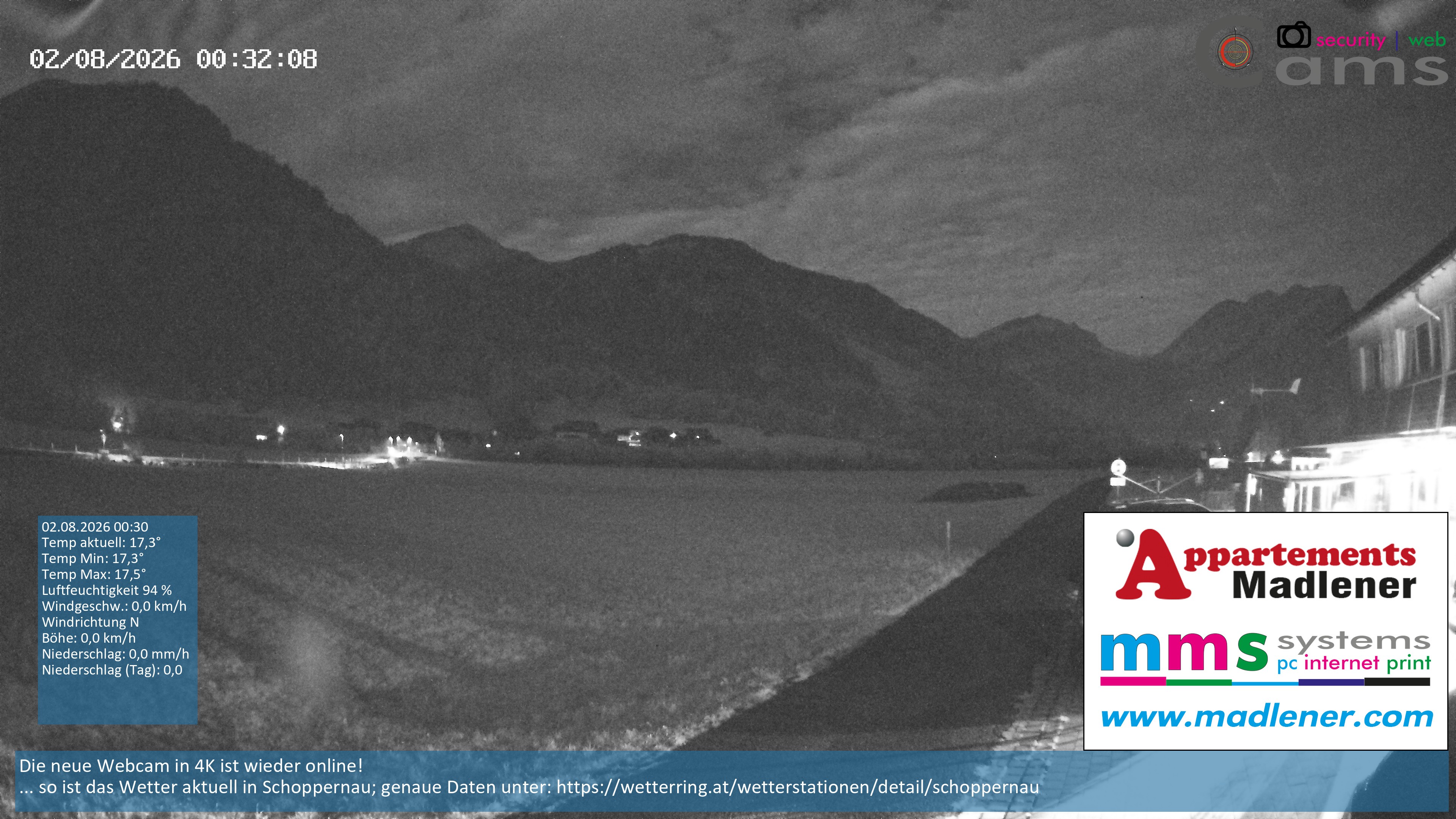 Archiv Foto Webcam Schoppernau Unterdorf im Bregenzerwald