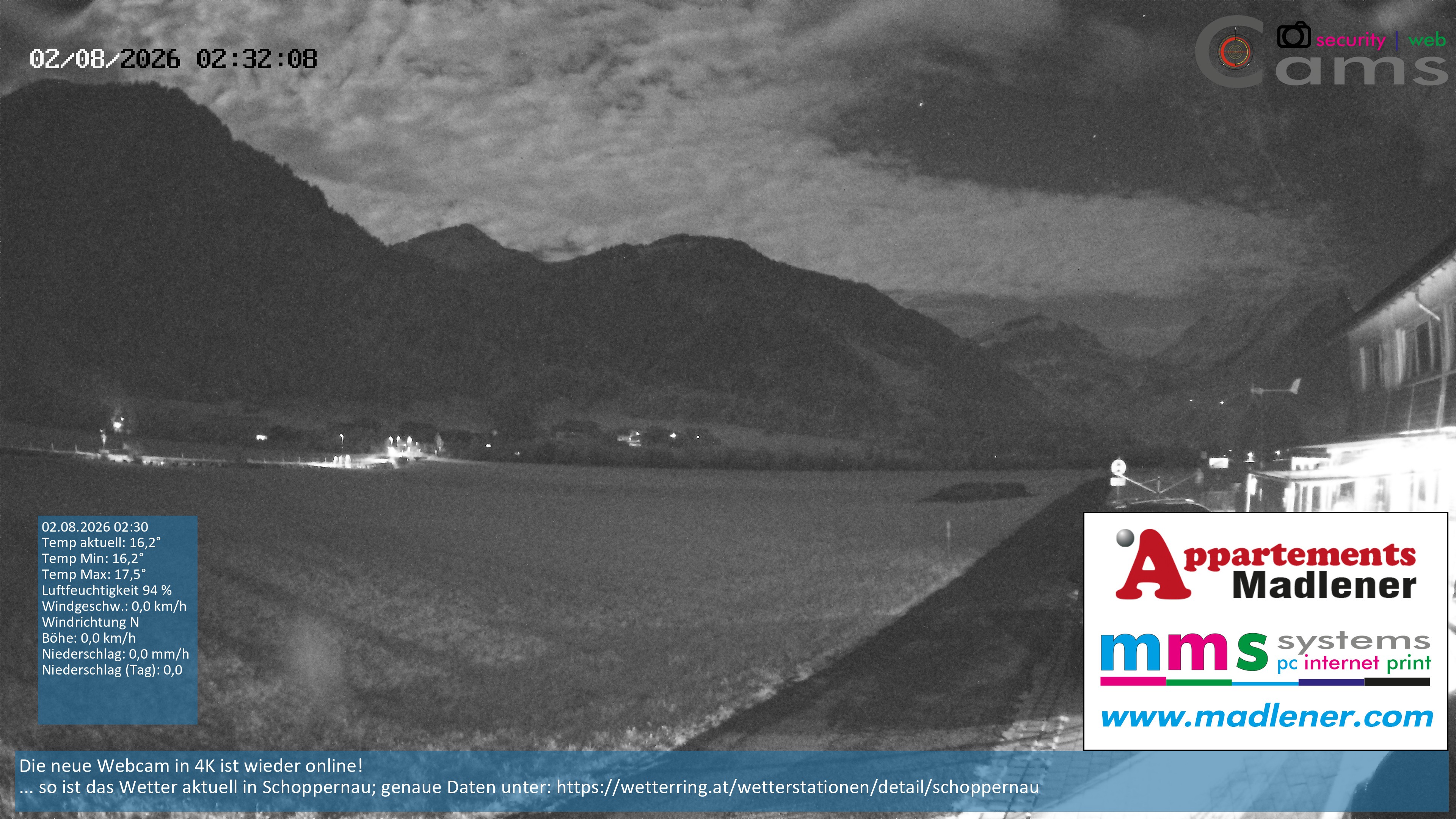 Archiv Foto Webcam Schoppernau Unterdorf im Bregenzerwald