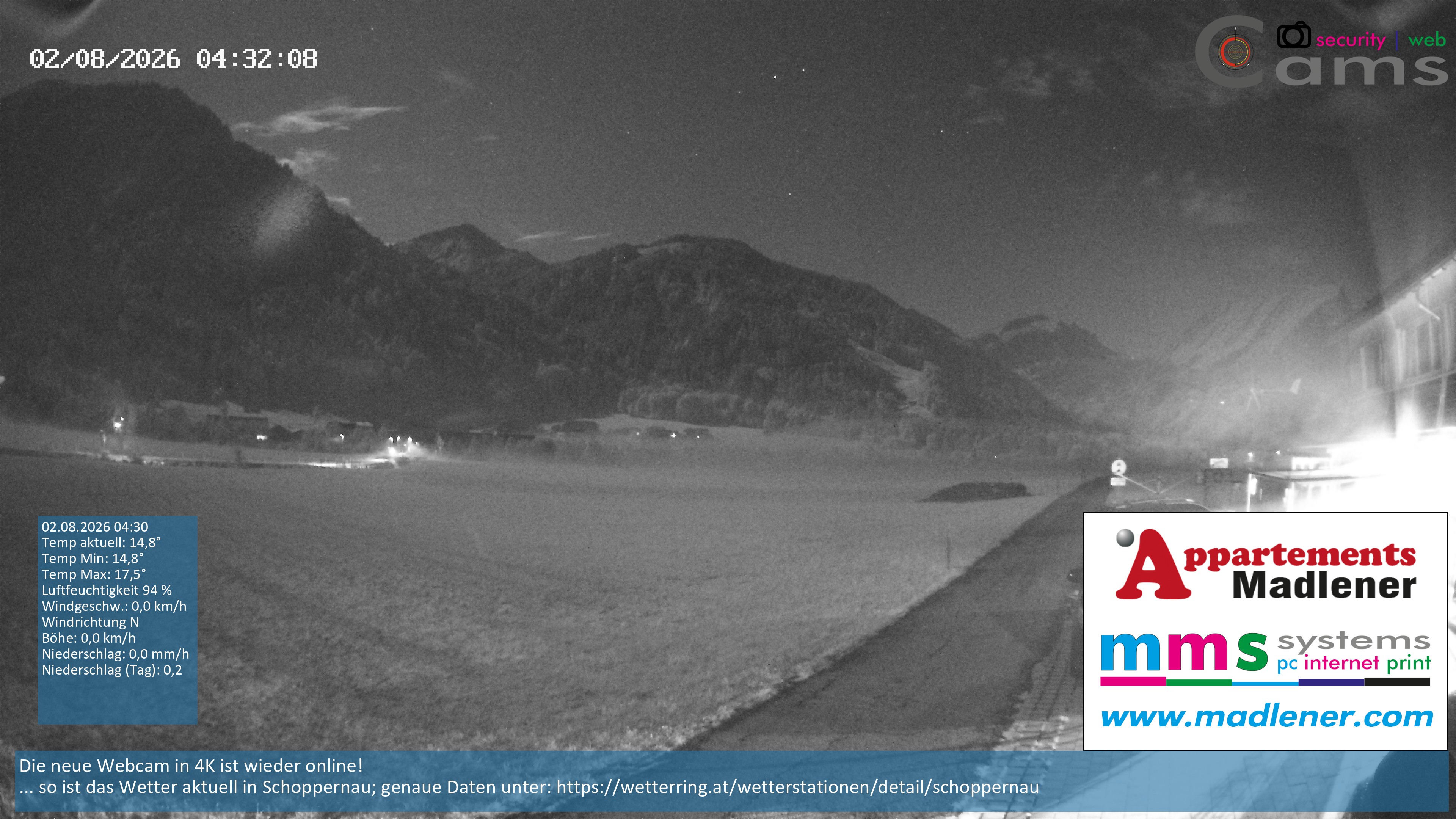 Archiv Foto Webcam Schoppernau Unterdorf im Bregenzerwald