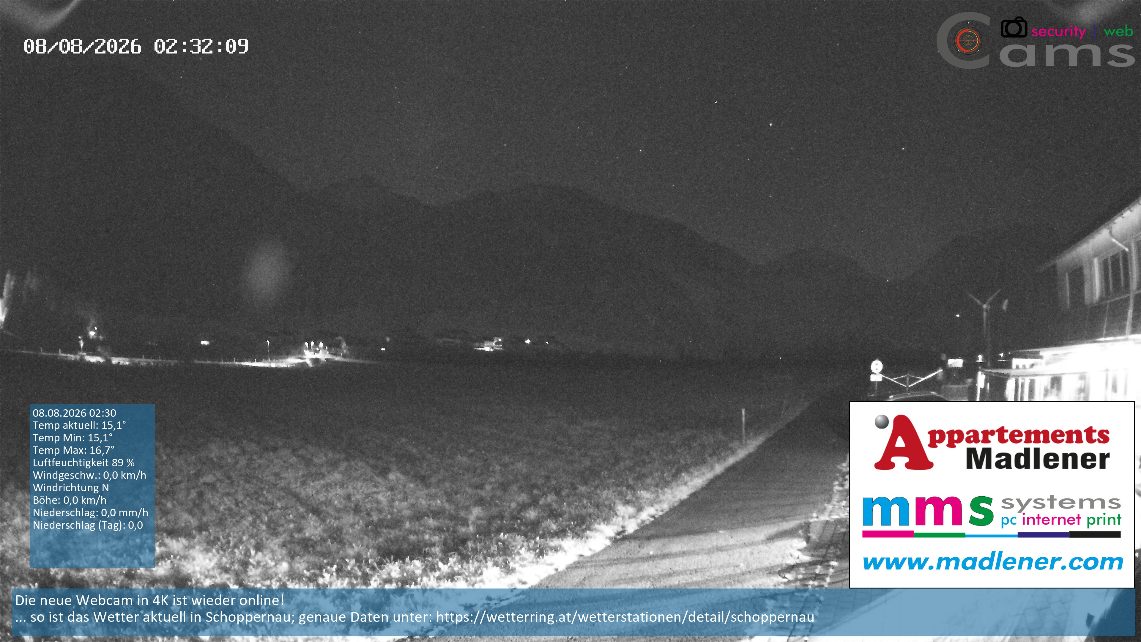 Archiv Foto Webcam Schoppernau Unterdorf im Bregenzerwald