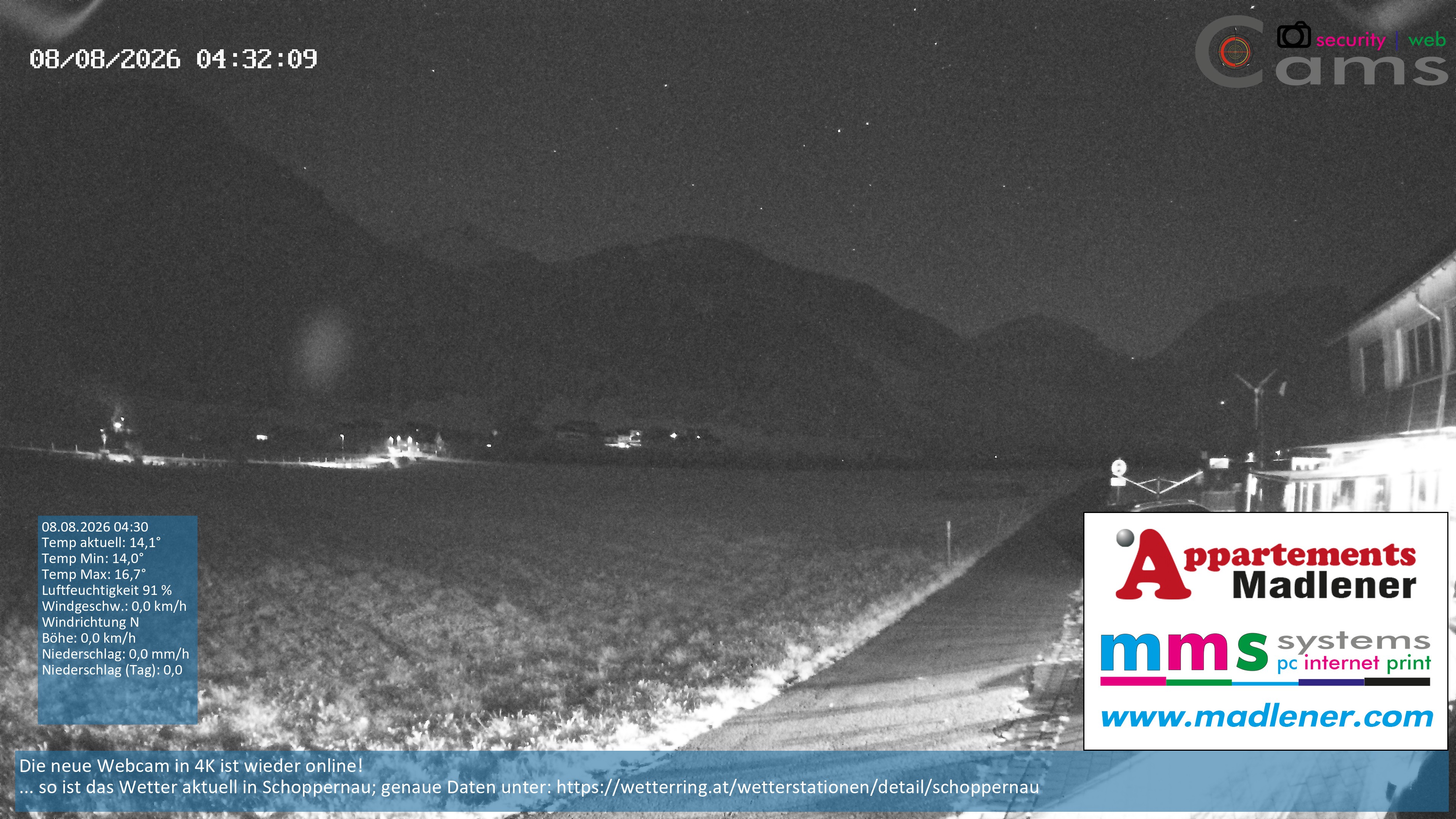 Archiv Foto Webcam Schoppernau Unterdorf im Bregenzerwald