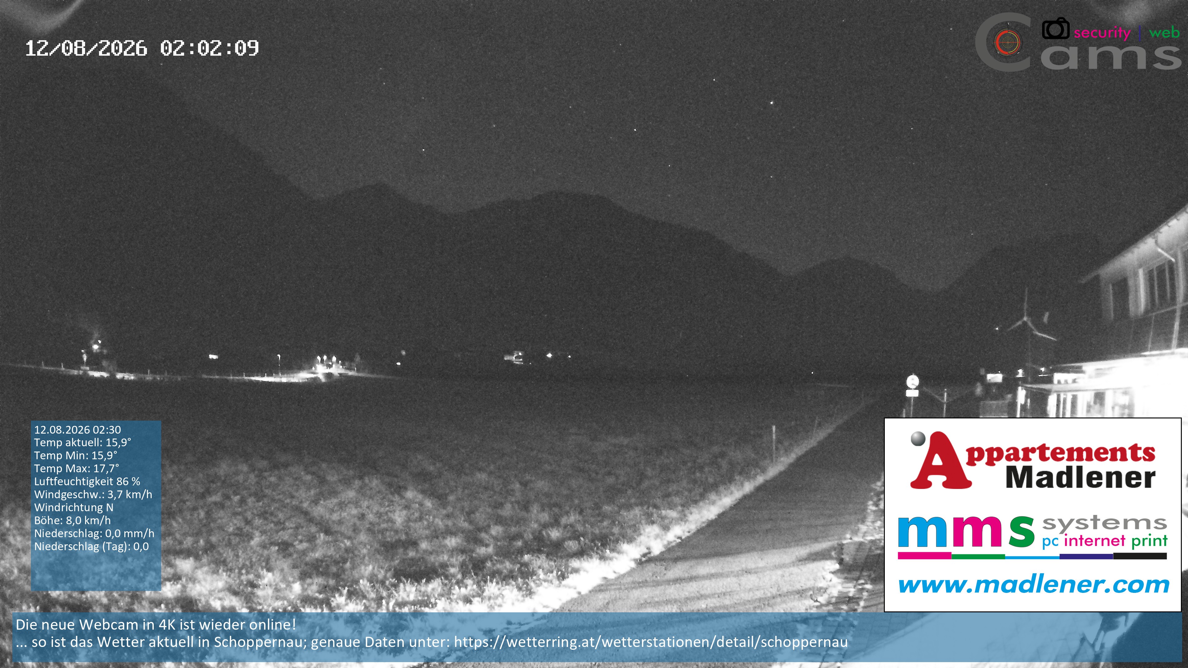Archiv Foto Webcam Schoppernau Unterdorf im Bregenzerwald