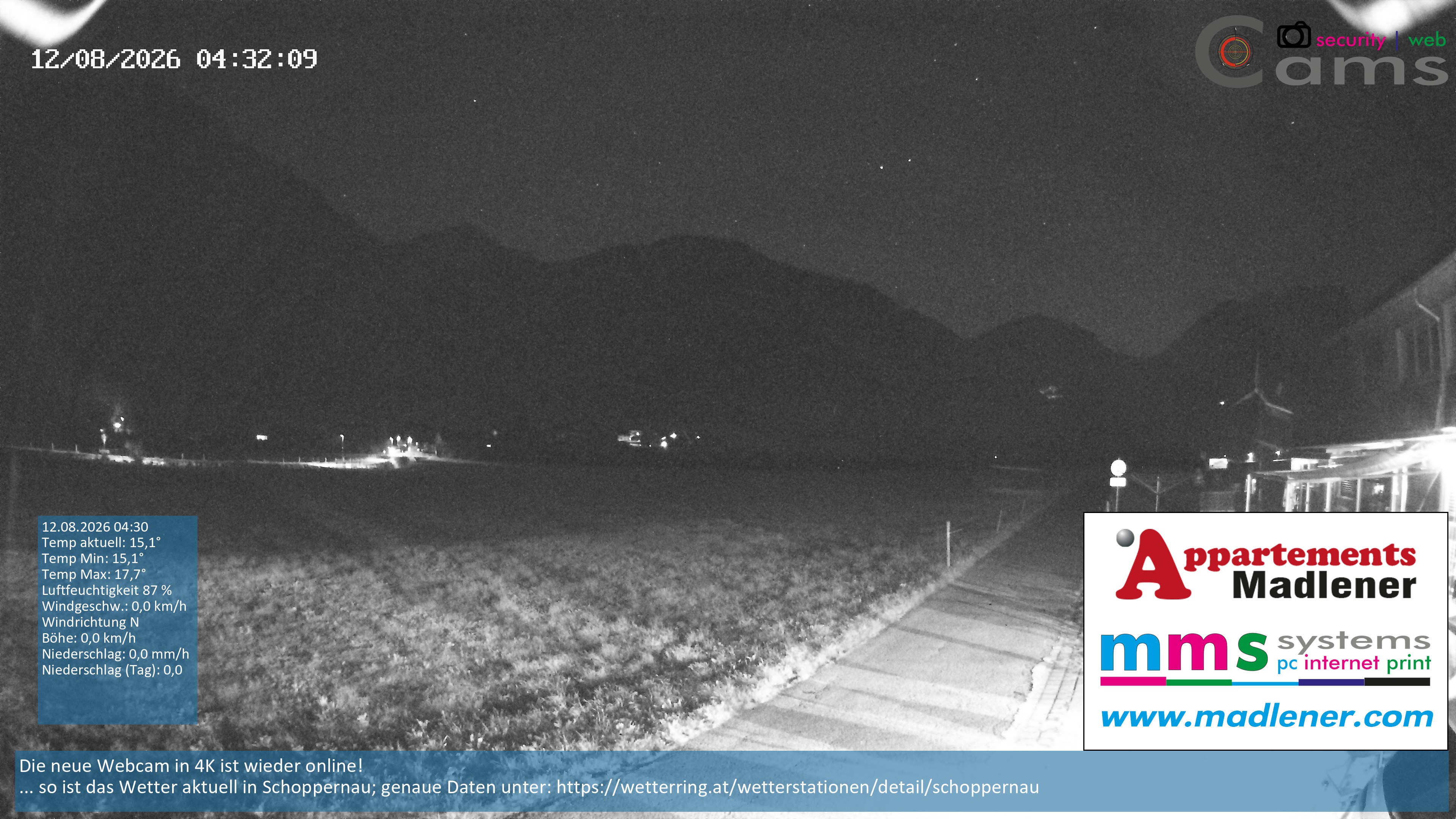 Archiv Foto Webcam Schoppernau Unterdorf im Bregenzerwald